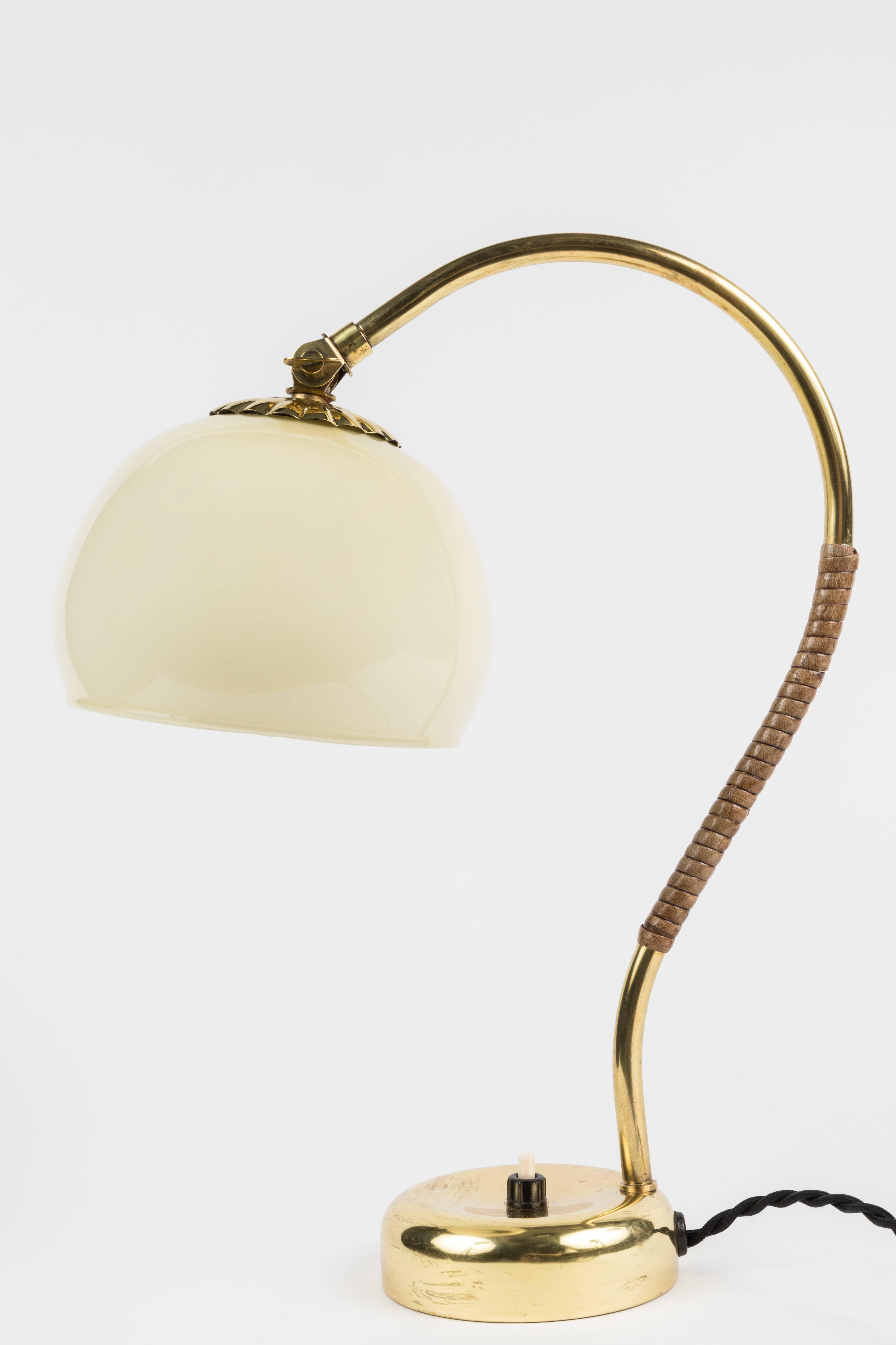 Brass 1950s Mauri Almari Table Lamps for Idman Oy