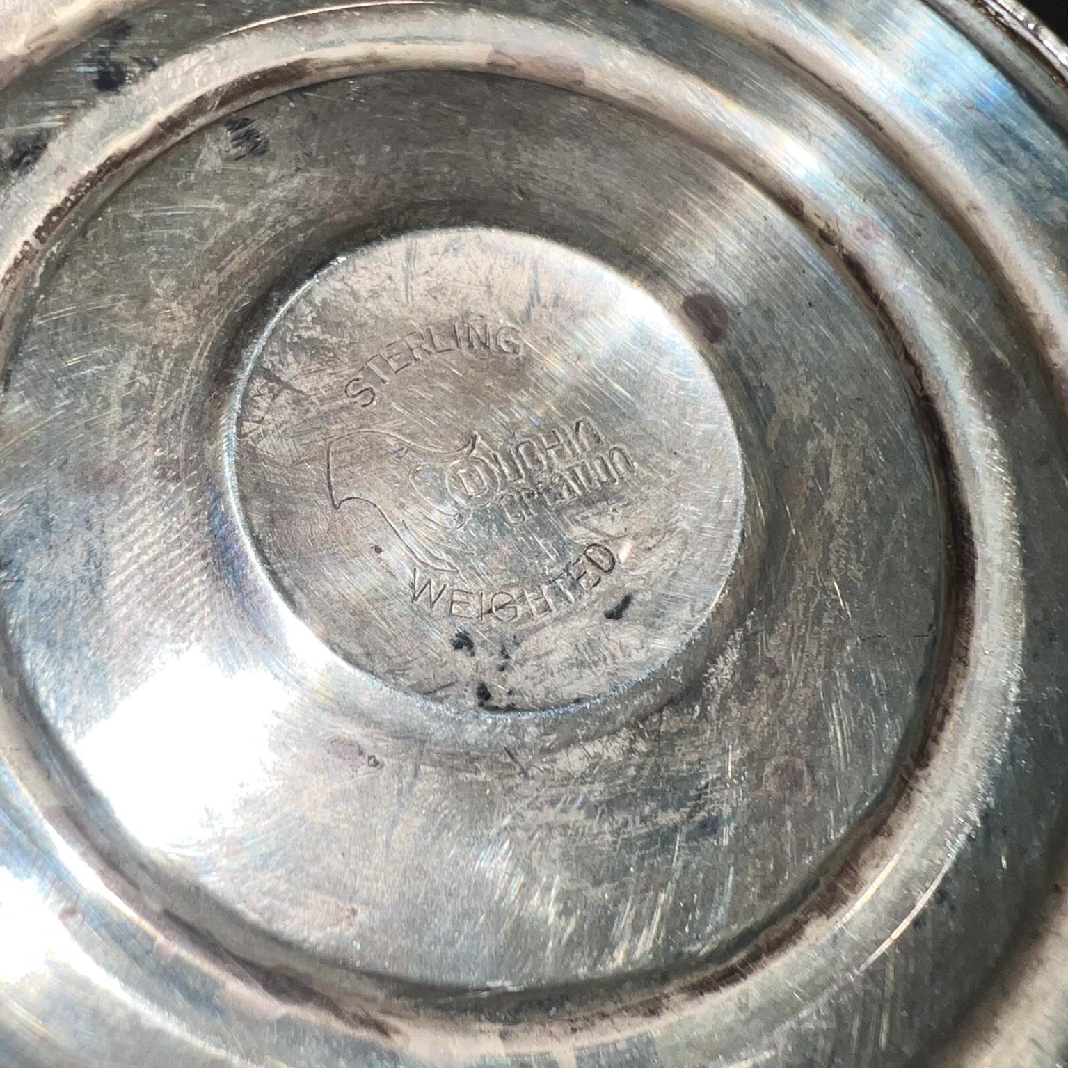 1950s Maurice Duchin Sterling Silver Covered Candy Dish NY 4