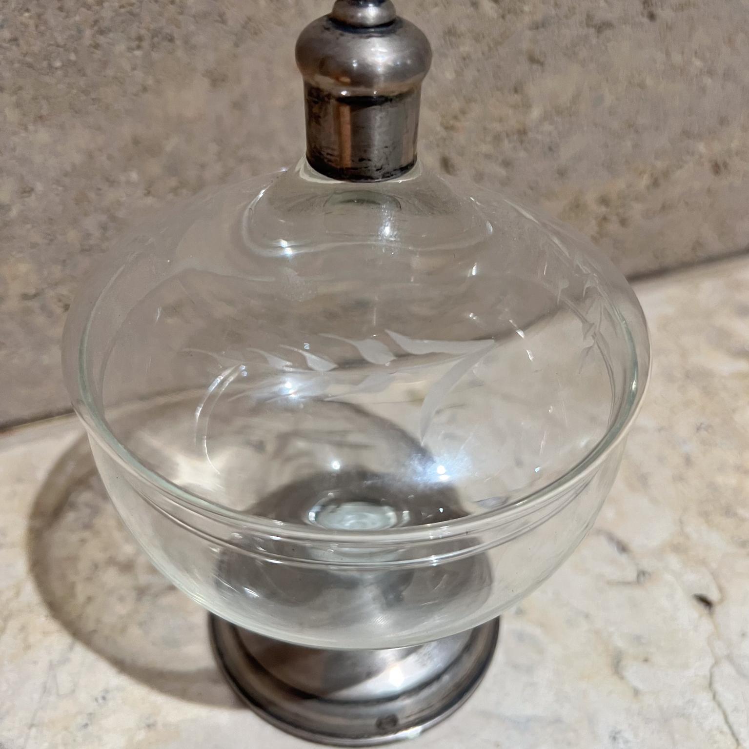 1950s Maurice Duchin Sterling Silver Covered Candy Dish NY 6