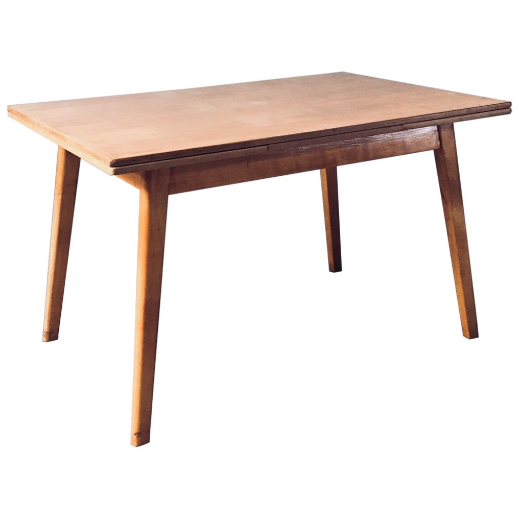 1950's MCM Dutch Design Extendable Dining Table by Cor Alons for Gouda Den Boer