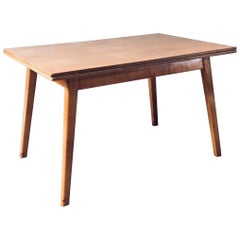 Mesa de comedor extensible de diseño holandés MCM de los años 50, por Cor Alons para Gouda Den Boer