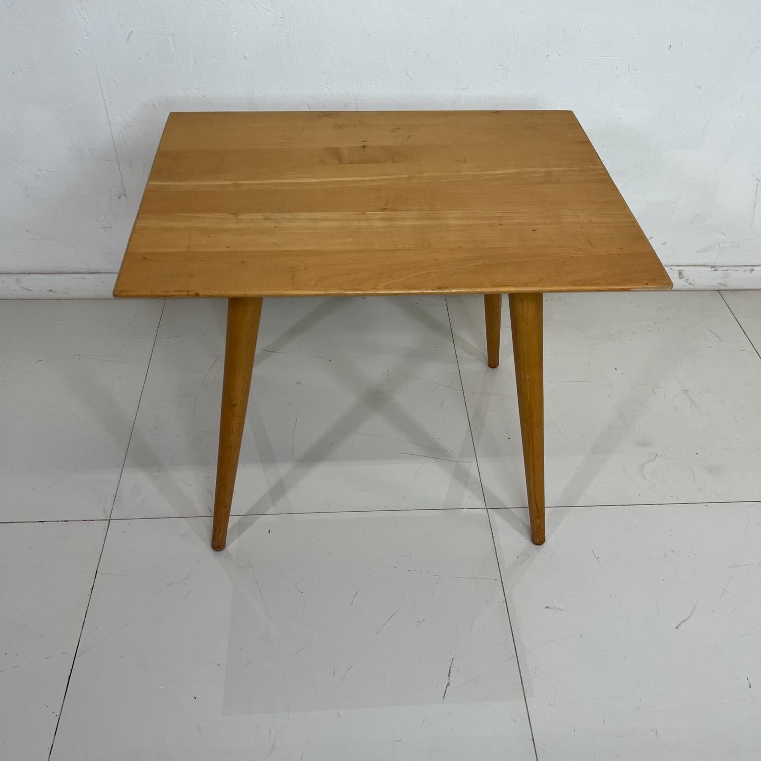 Mid-20th Century 1950s Classic MCM Paul McCobb Planner Group Side Table in Solid Maple Wood