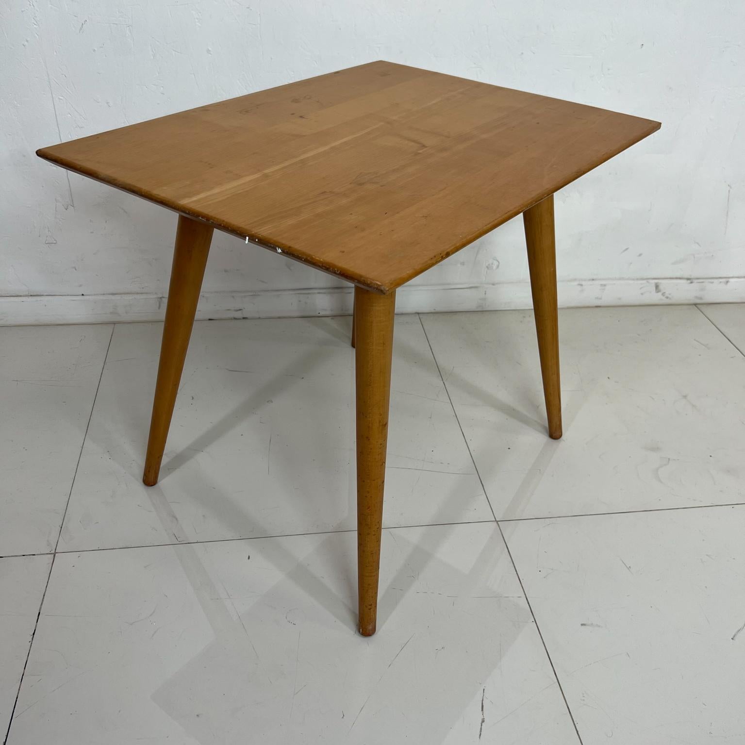 1950s Classic MCM Paul McCobb Planner Group Side Table in Solid Maple Wood 1