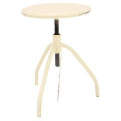 Used 1950s, Medical Adjustable Stool, Czechoslovakia