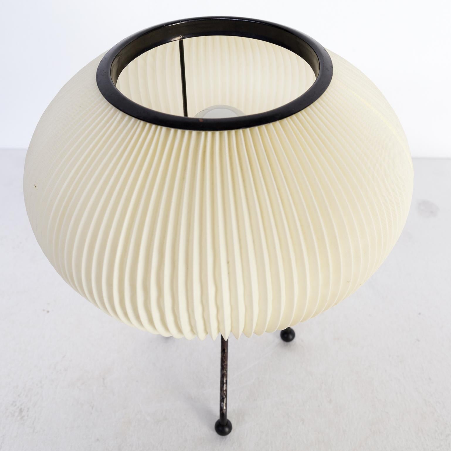Mid-20th Century 1950s Metal Desk Lamp Attributed to Jean Rispal For Sale