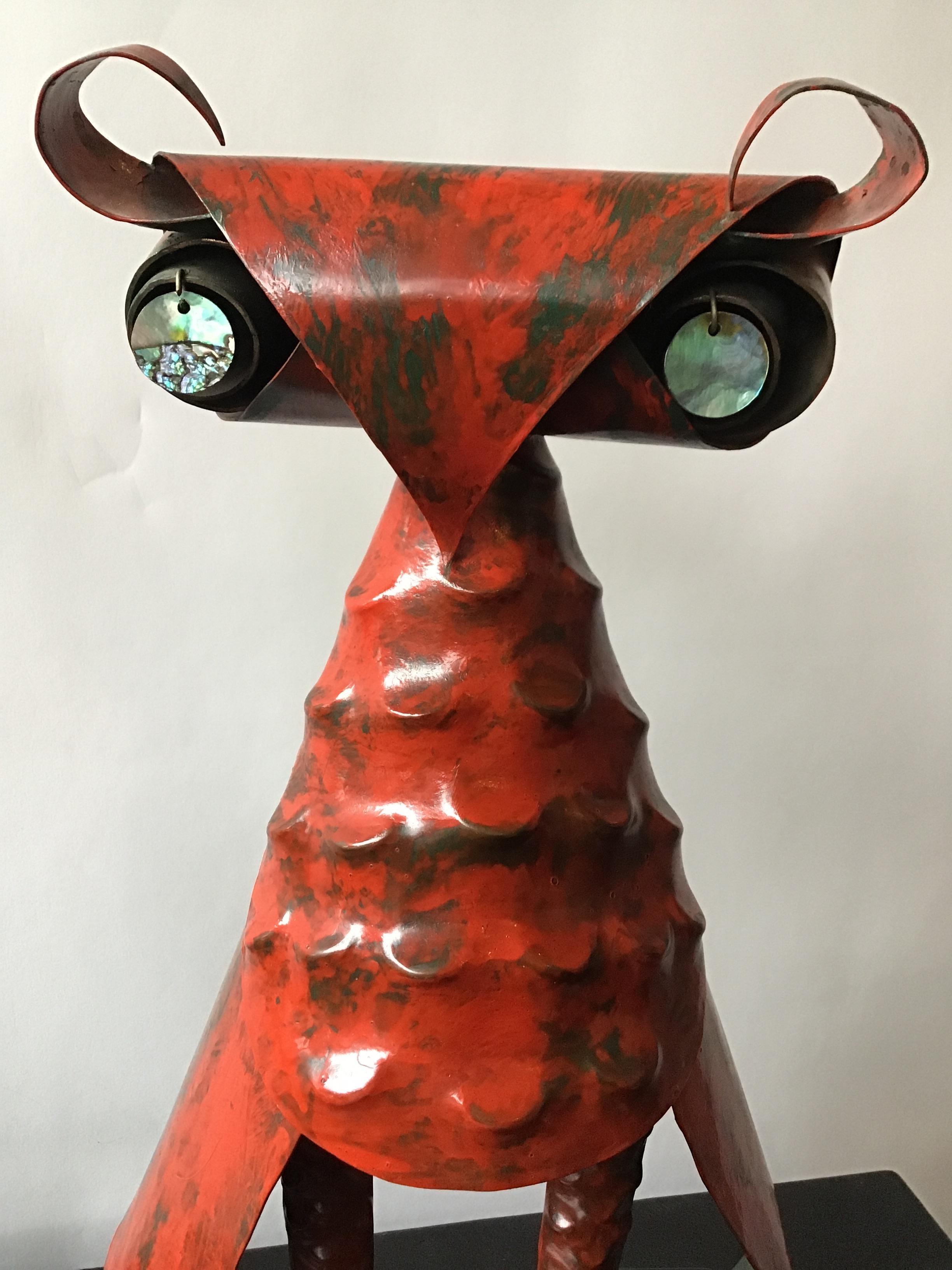 1950s Metal Owl Sculpture 2