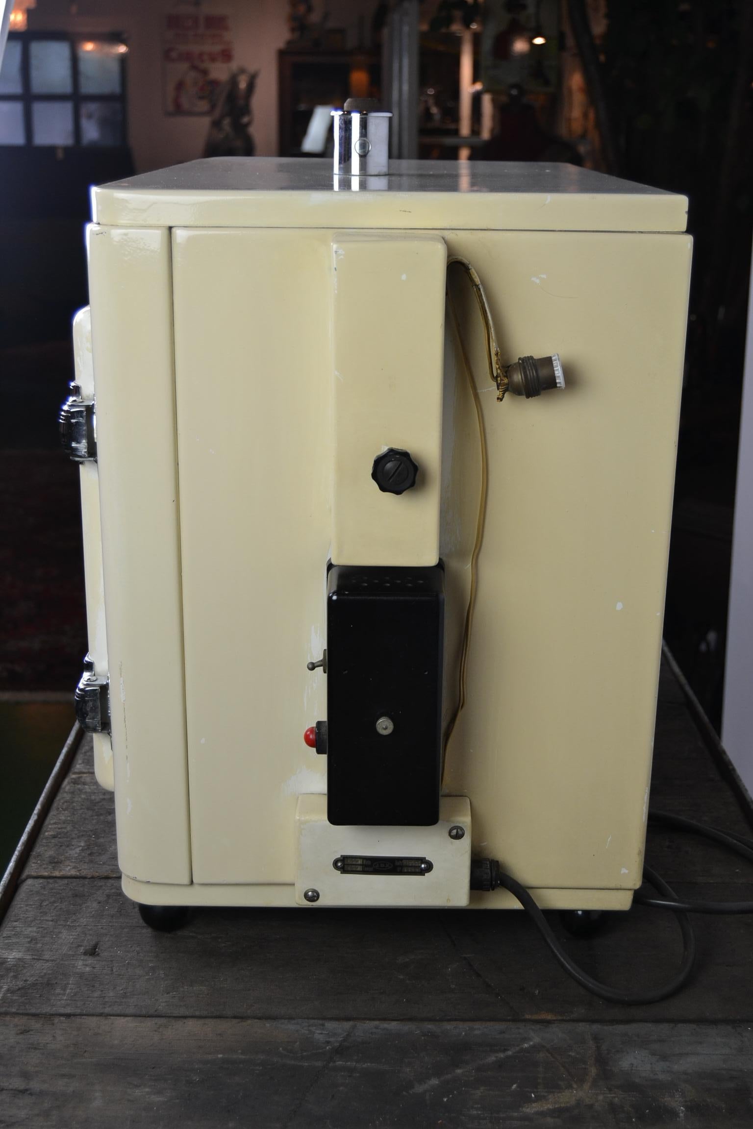 20th Century 1950s Metal Sterilizer Cabinet, Medical Equipment