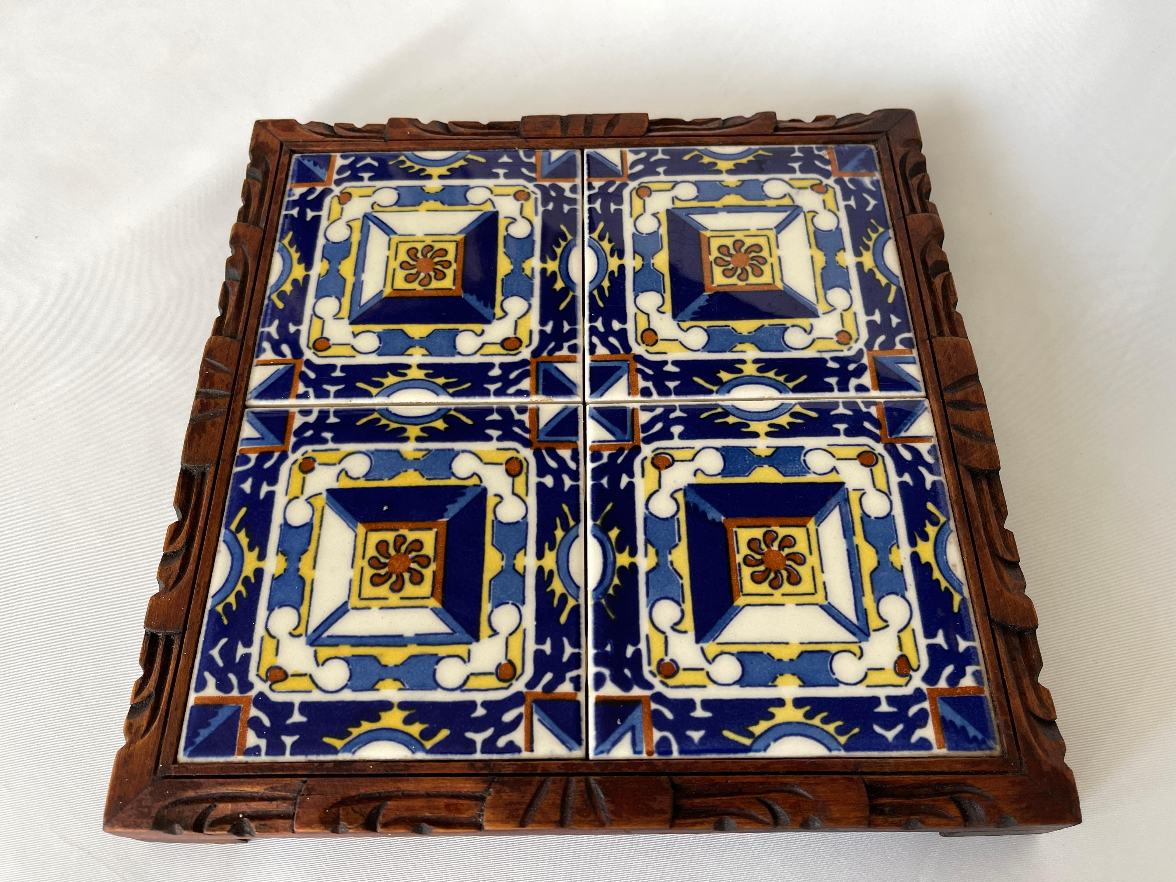 ceramic tile trivet frames