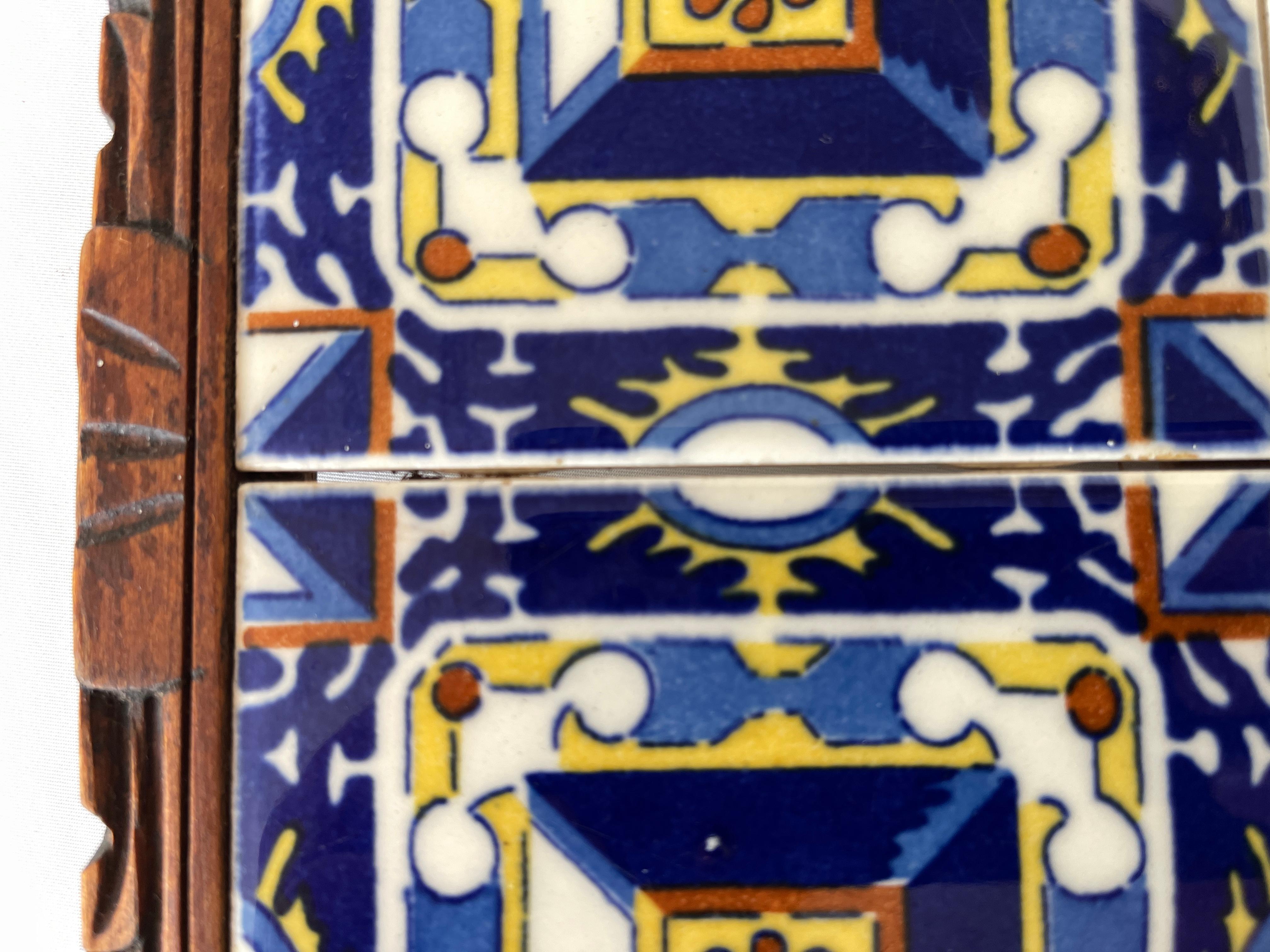 mexican tile frame