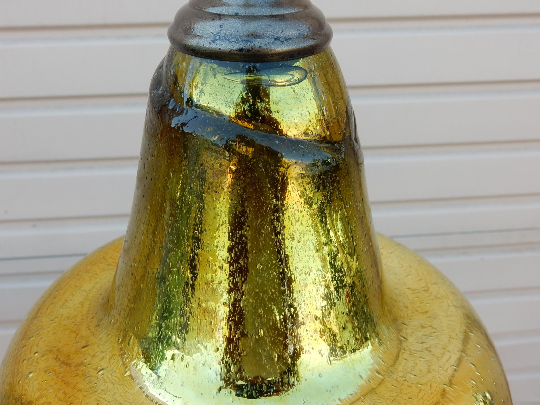 Lampade in vetro di mercurio a forma di gabbia del Messico degli anni '50 In condizioni buone in vendita a Las Vegas, NV