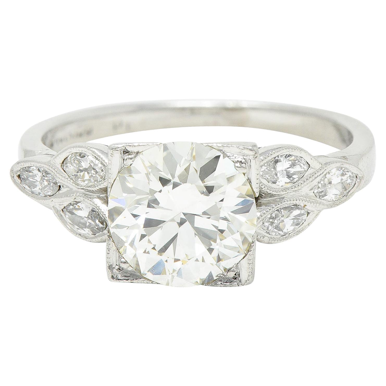 .60 Carat Diamond Platinum Engagement Ring For Sale at 1stDibs | 60 ...