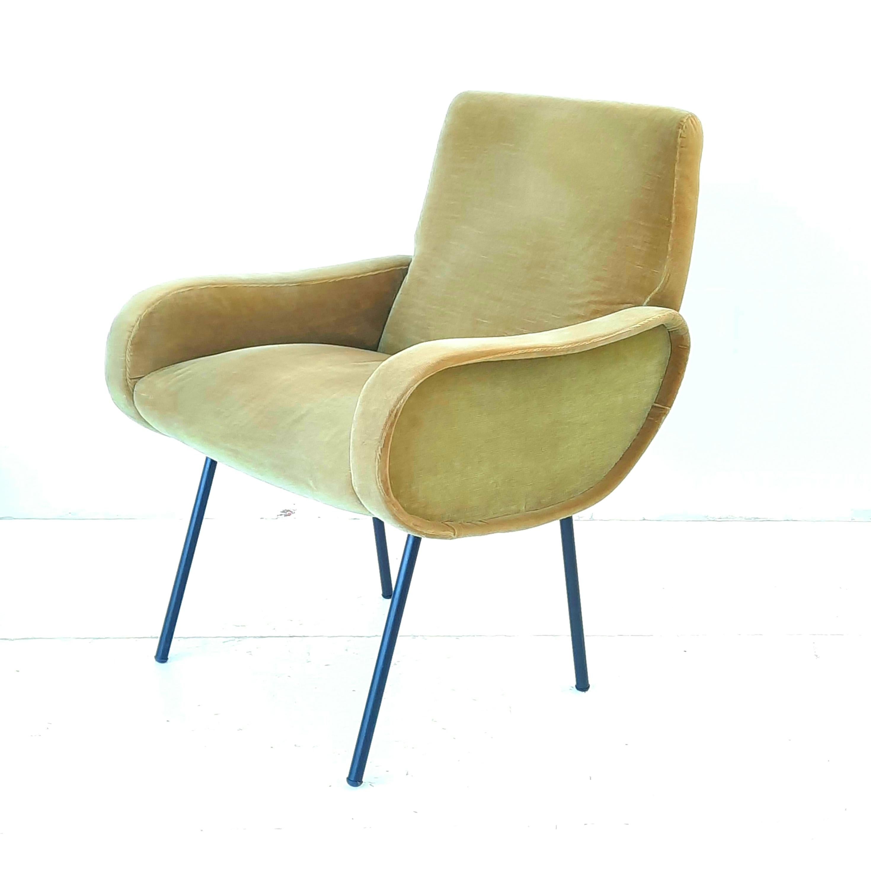 Mid-20th Century 1950s Mid Century Baby Armchair by Marco Zanuso for Arflex For Sale