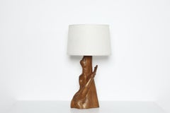 1950s Mid-Century Cypress Knee Live Edge Sculptural Table Lamp