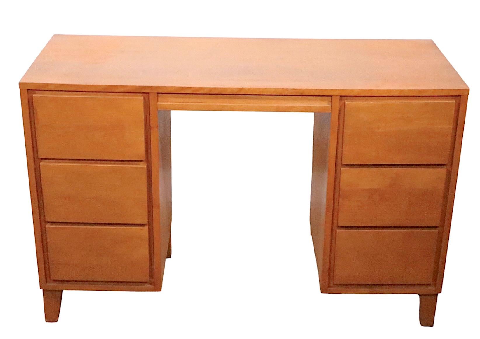 Mid-Century Modern 1950's Mid Century Desk and Chair Conant Ball  Modern Mates by Leslie Diamond   For Sale