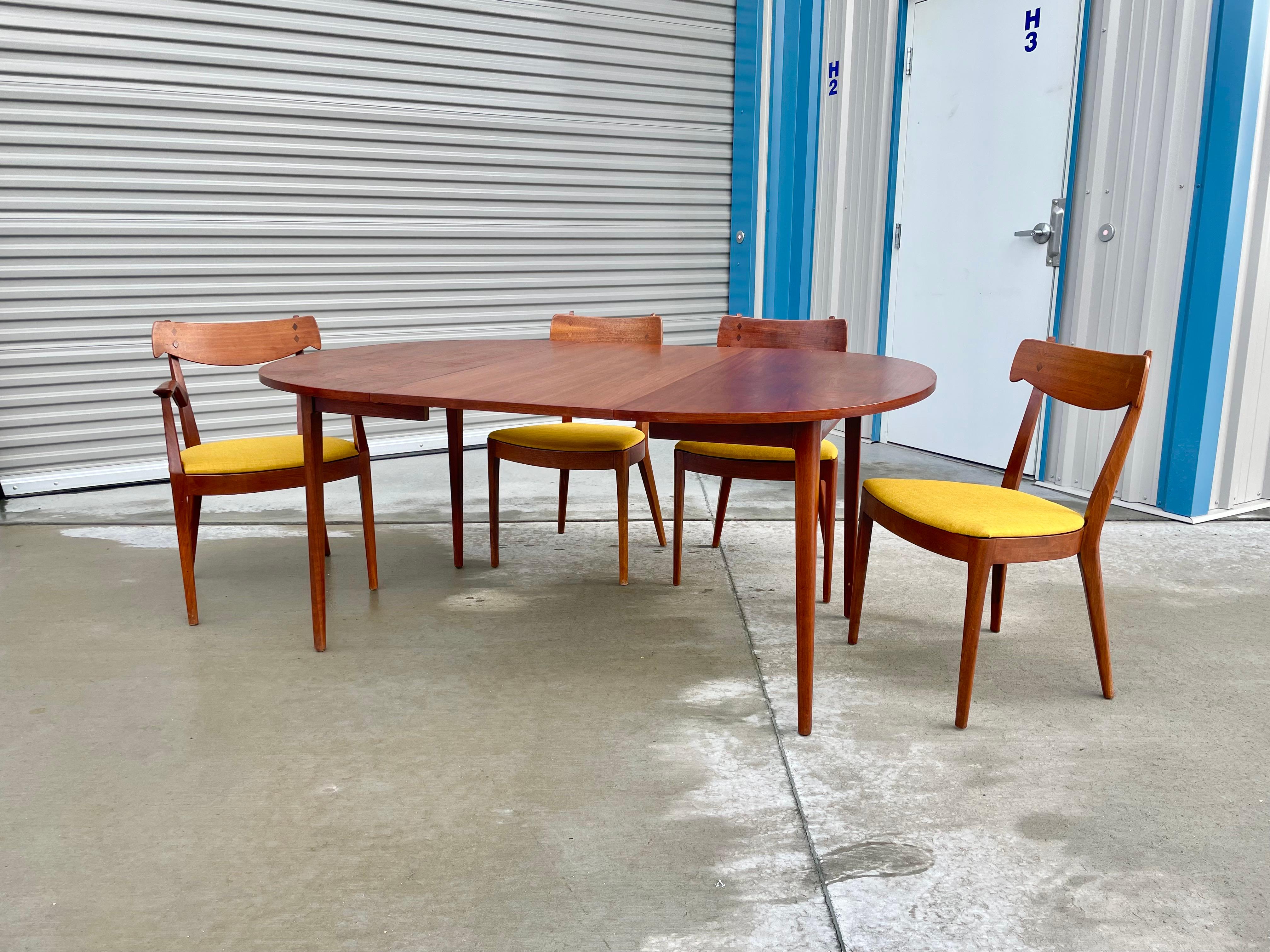 1950s dining table and chairs