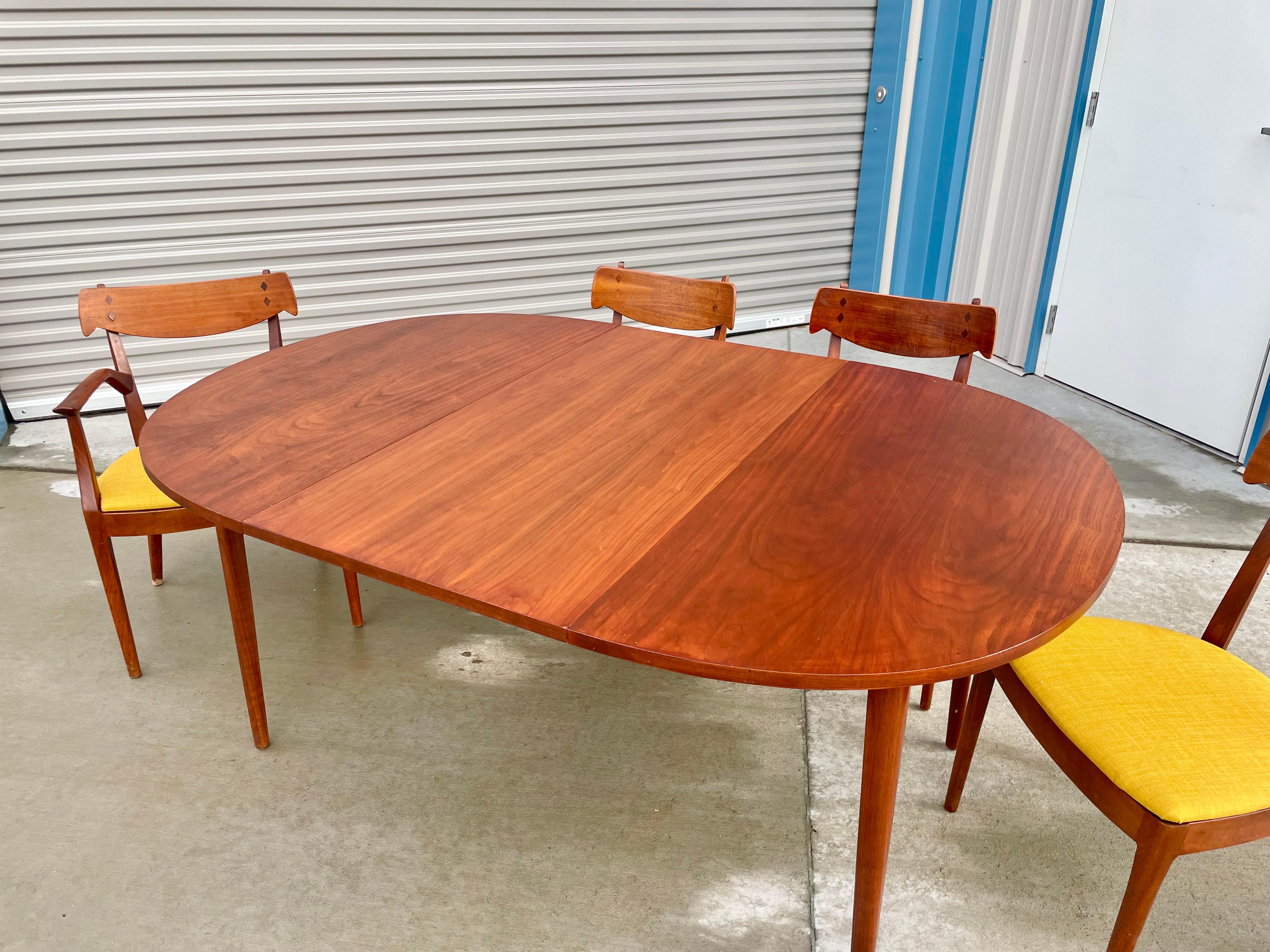 Mid-Century Modern 1950s Midcentury Dining Room Set by Kipp Stewart for Drexel - Set of 5