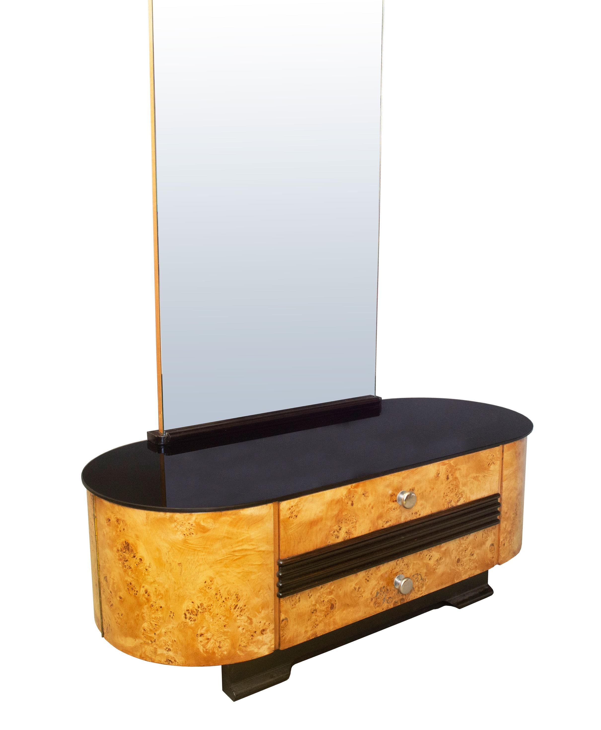 Czech 1950's Mid Century Dressing Table by Jindrich Halabala for UP Brno For Sale