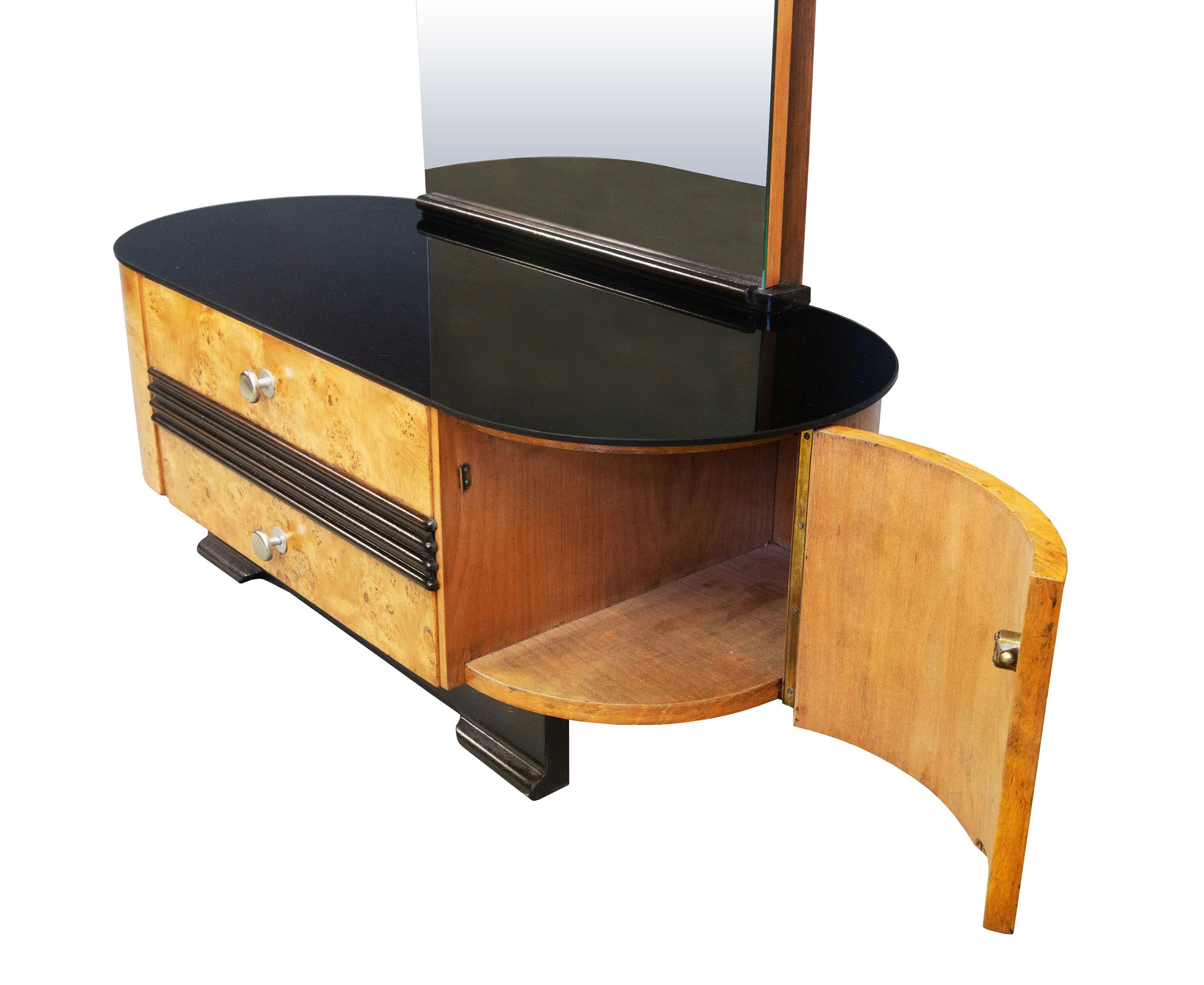Steel 1950's Mid Century Dressing Table by Jindrich Halabala for UP Brno For Sale
