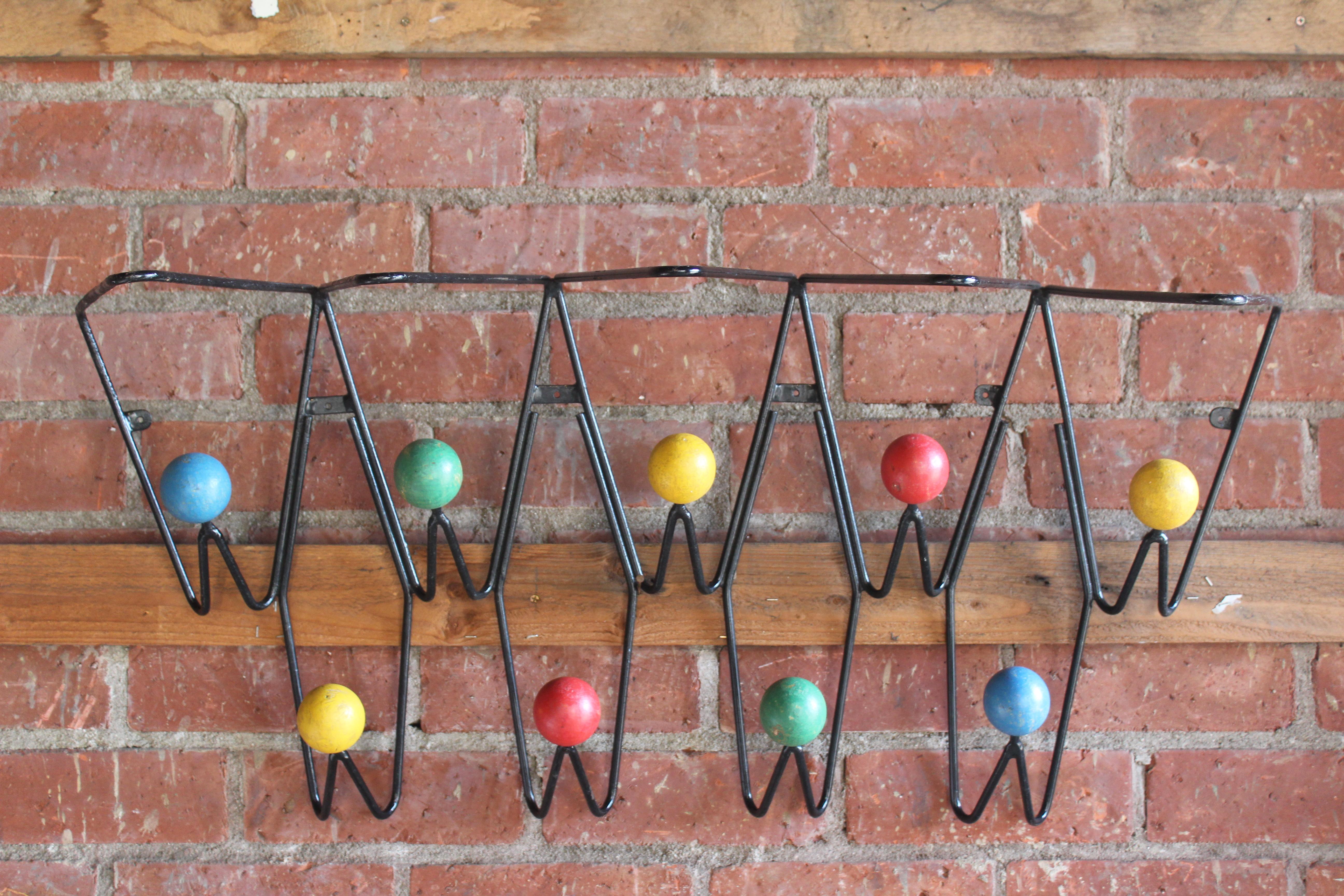 1950s Mid-Century French Modernist Coat Rack by Roger Feraud 5