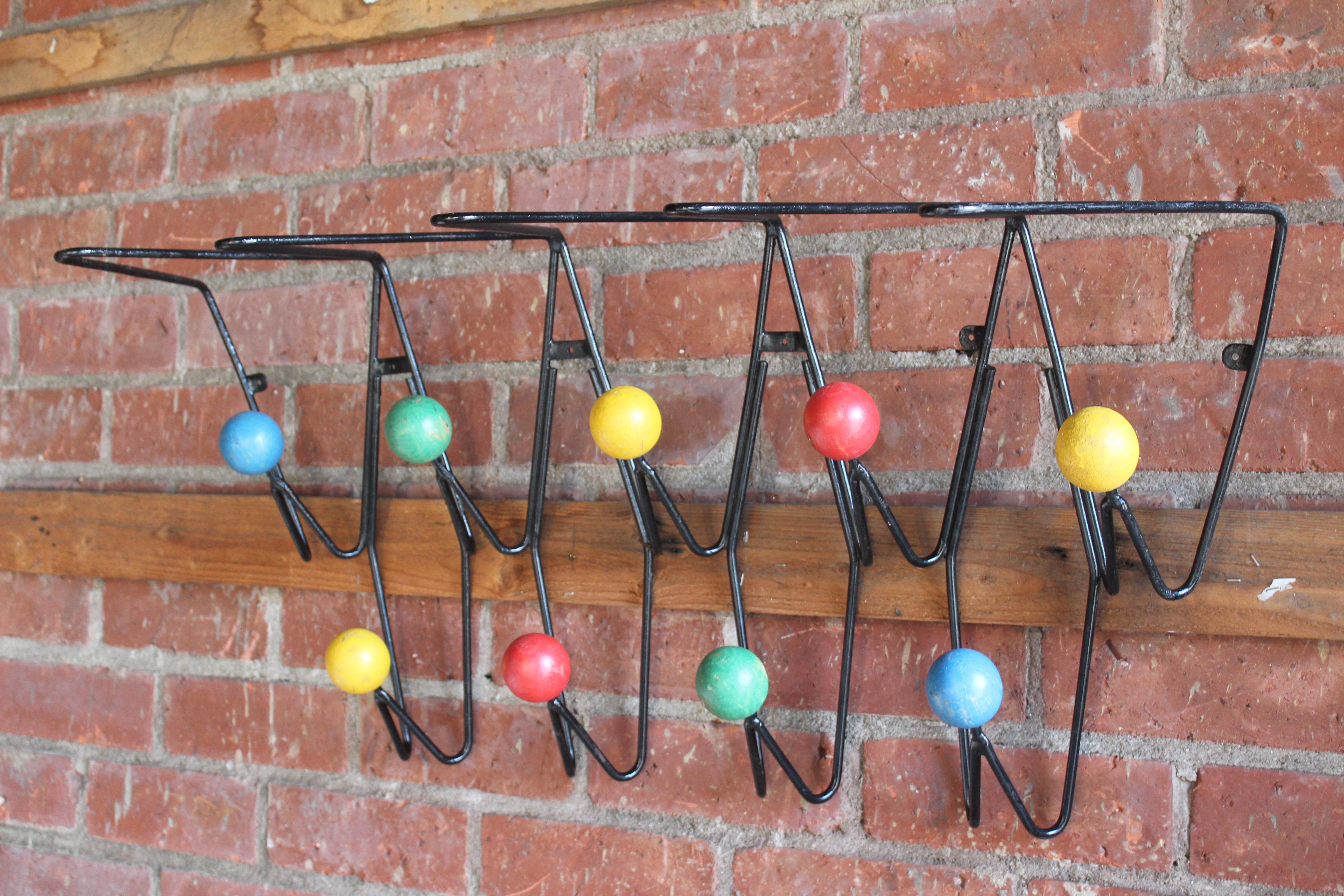 1950s Mid-Century French Modernist Coat Rack by Roger Feraud 6