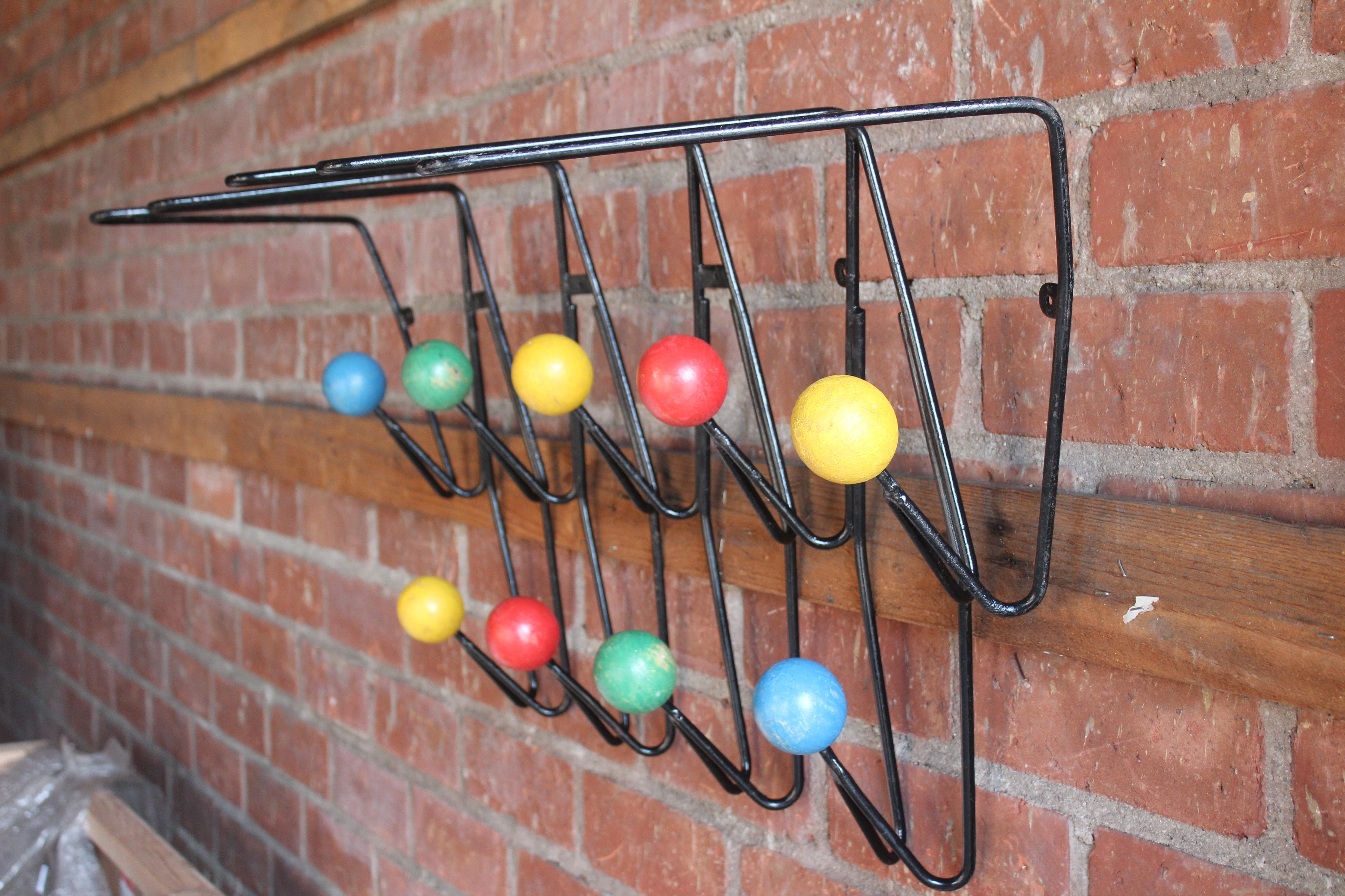 1950s Mid-Century French Modernist Coat Rack by Roger Feraud 11