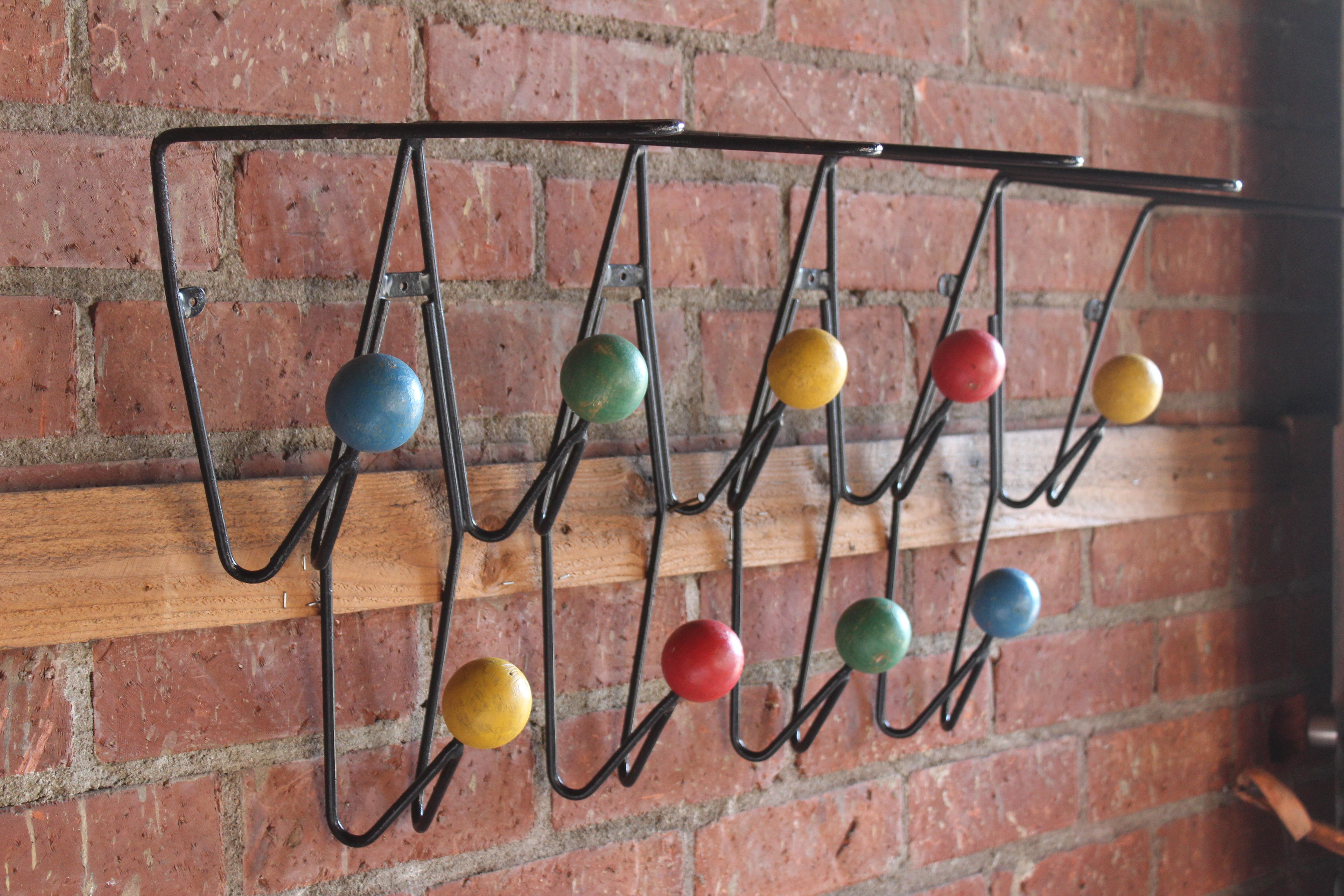1950s Mid-Century French Modernist Coat Rack by Roger Feraud 12