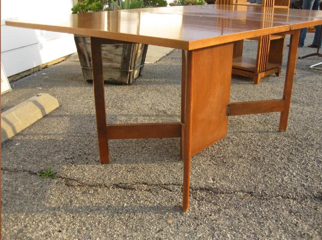 1950s Mid Century George Nelson for Herman Miller Gate Leg Dining Table For Sale 2