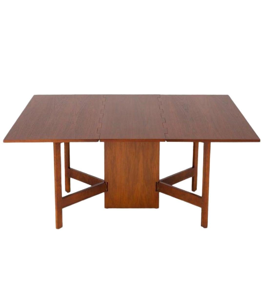 1950s Mid Century George Nelson for Herman Miller Gate Leg Dining Table For Sale 5