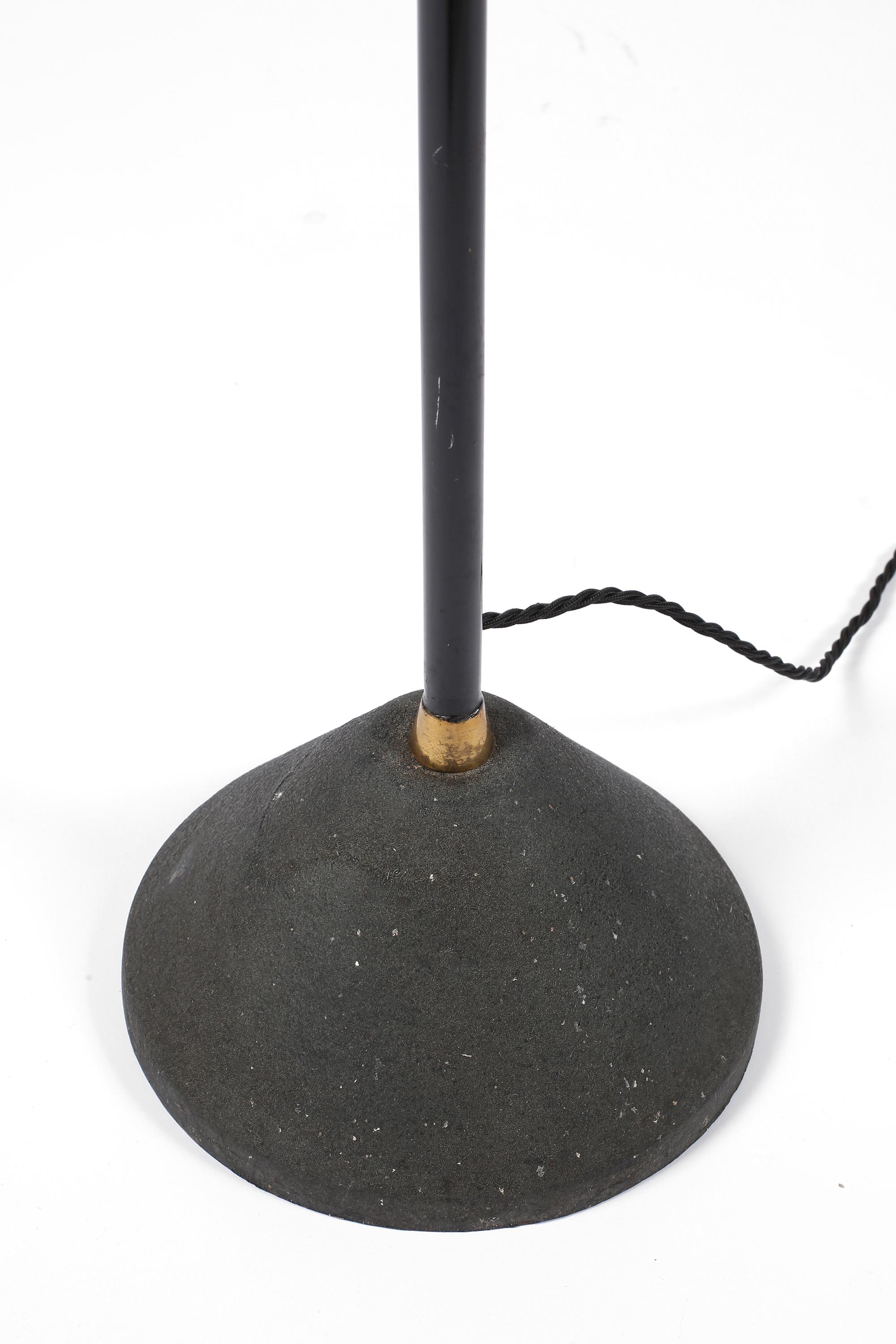 20th Century 1950s Mid Century Italian Red Floor Lamp For Sale