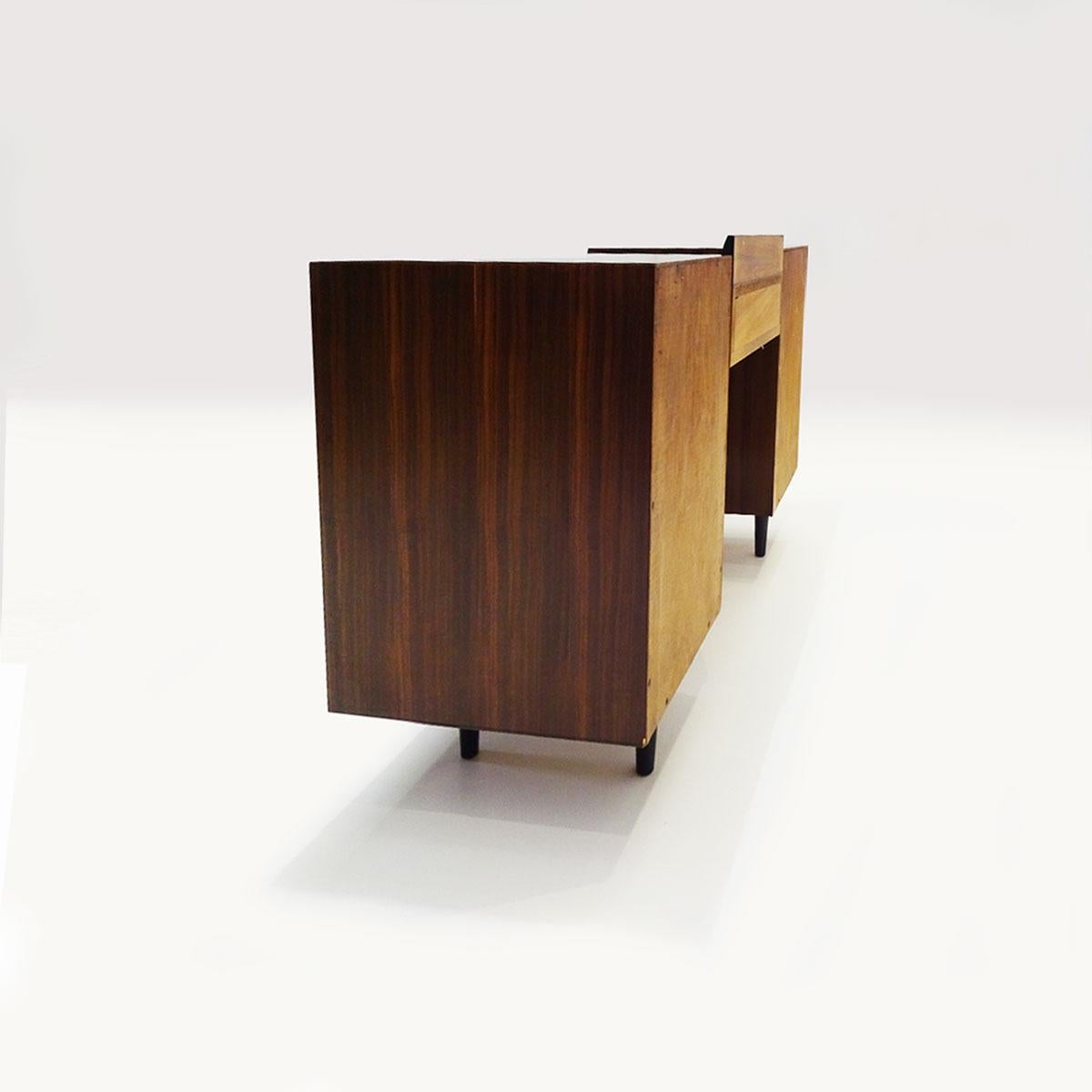 British 1950s Midcentury John and Sylvia Reed Dresser/Desk Cabinet