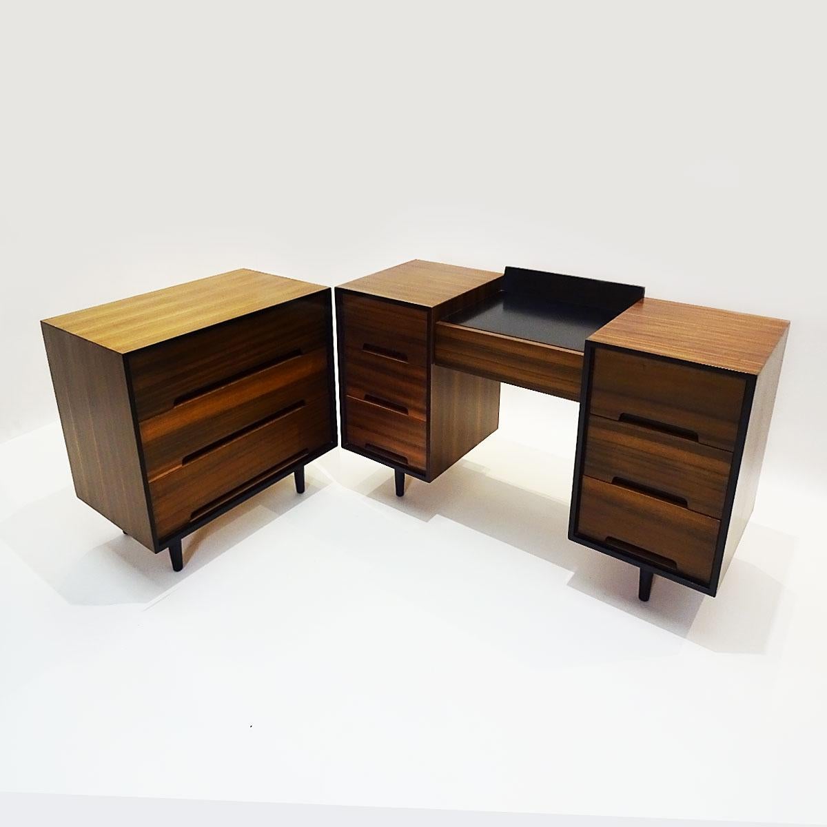 1950s Midcentury John and Sylvia Reed Dresser/Desk Cabinet 1