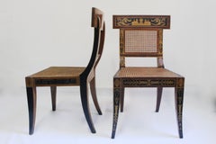 Midcentury Wood Revival Klismos Chair in the Manner of Benjamin Latrobe, 1950s