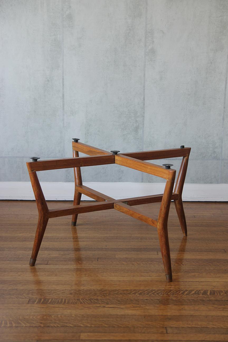 1950s Mid-Century Large Moroccan Tray Coffee Table For Sale 5