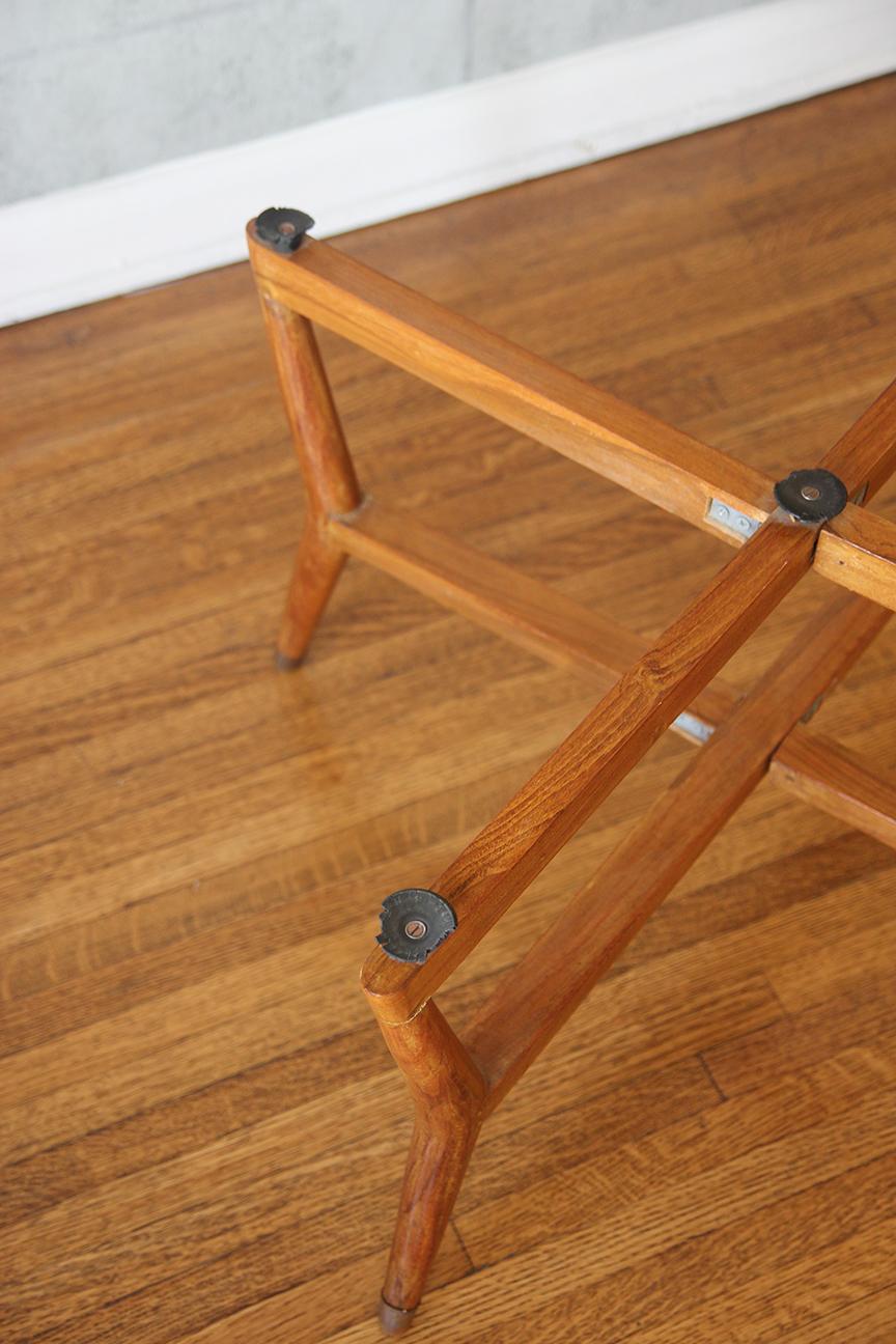 1950s Mid-Century Large Moroccan Tray Coffee Table For Sale 6