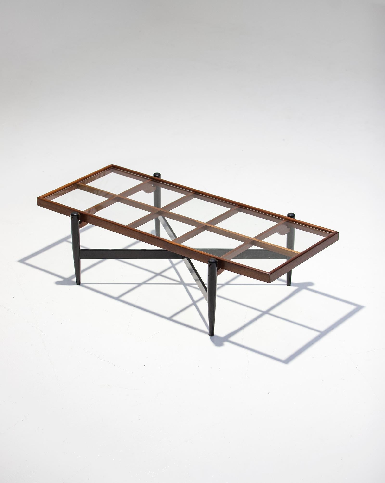 1950s Mid Century Lattice Construction Coffee Table 2