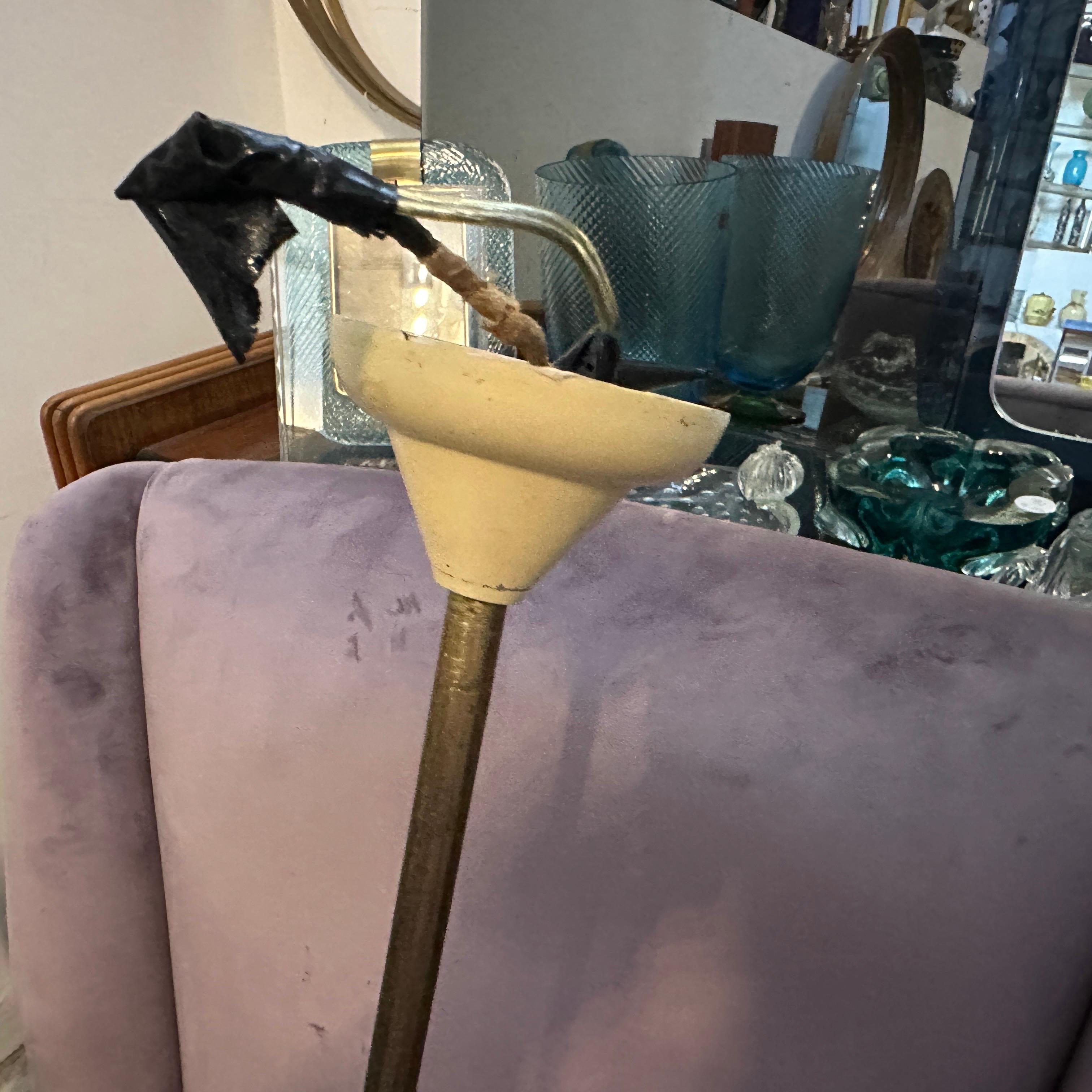 1950er Mid-Century Modern Arredoluce Messing Sputnik Kronleuchter im Angebot 11