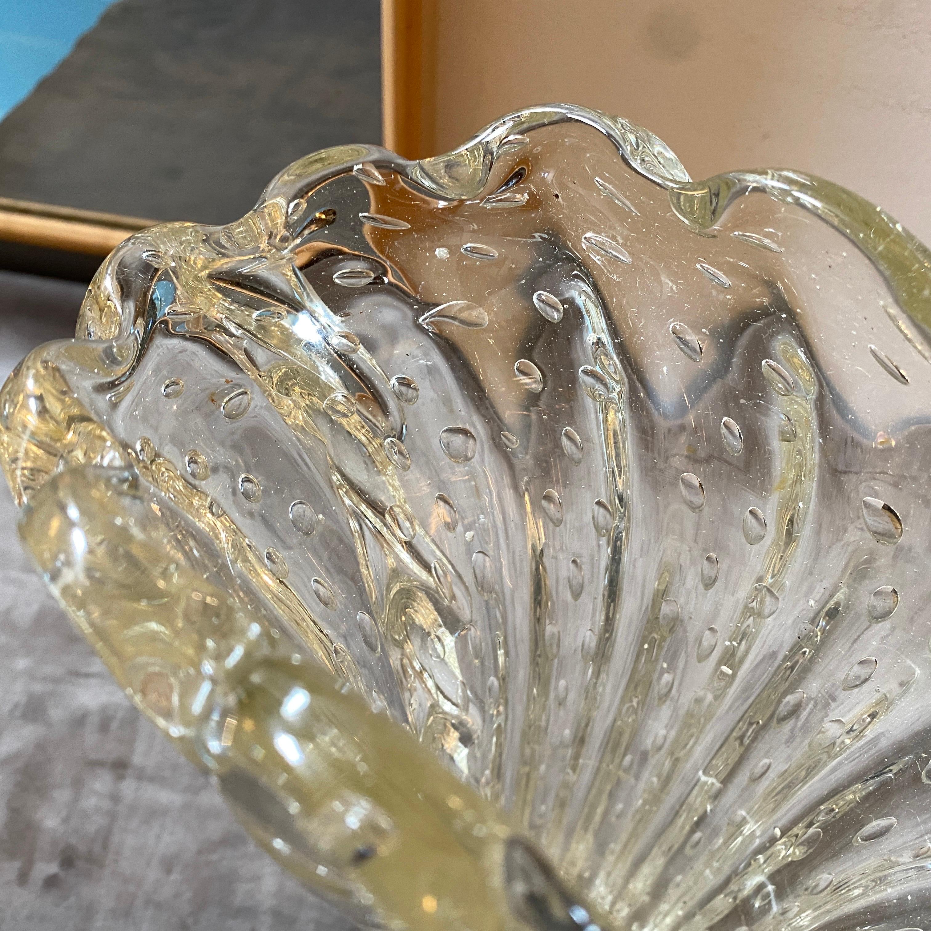 1950s Mid-Century Modern Barovier Murano Glass Vase 5
