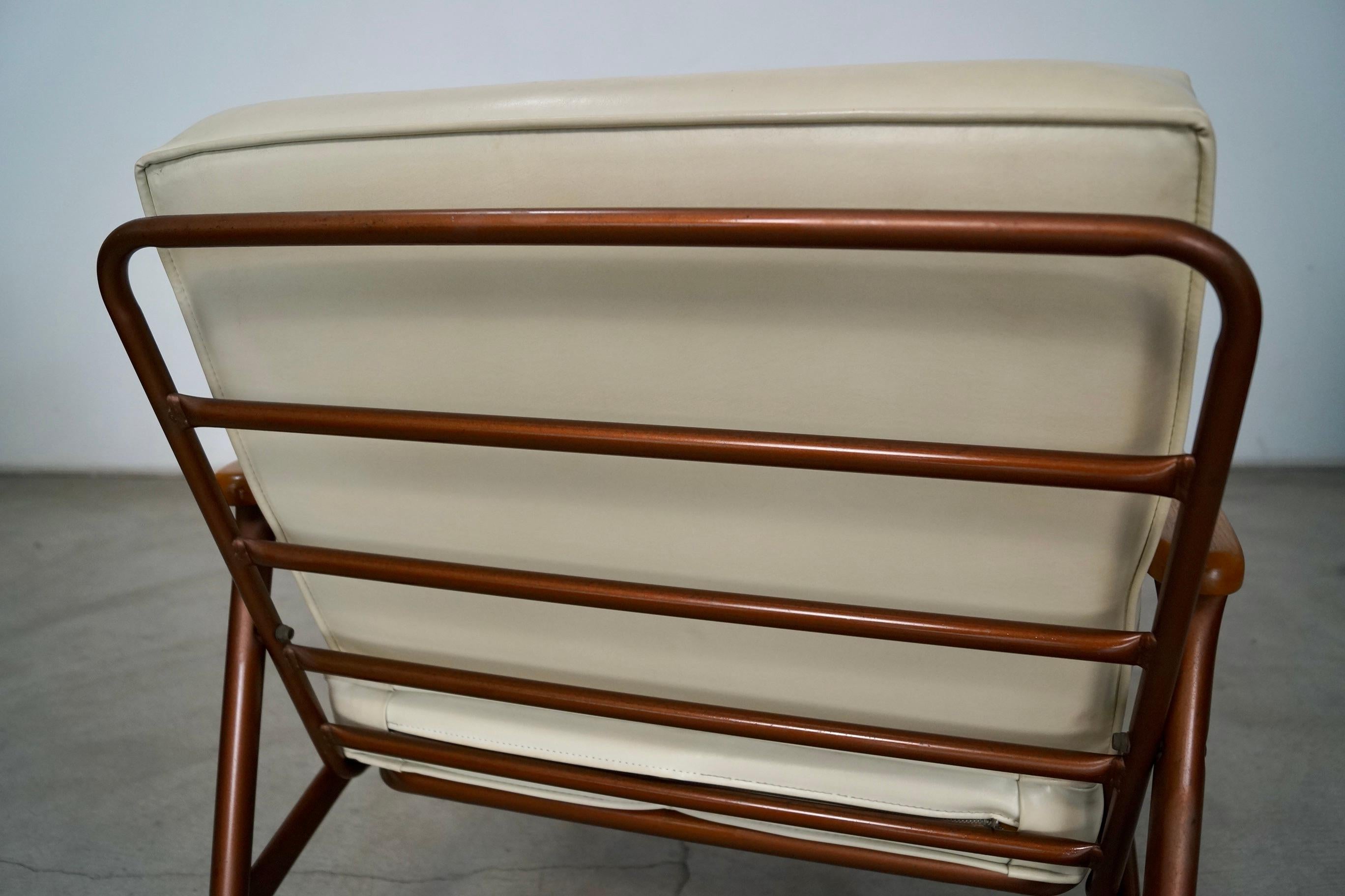 1950's Mid-Century Modern Baumritter Lounge Chair For Sale 10