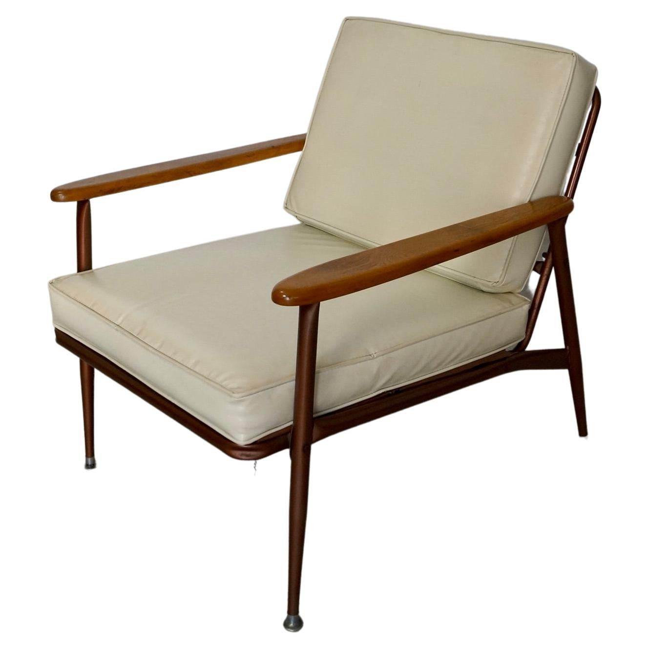 1950's Mid-Century Modern Baumritter Lounge Chair For Sale