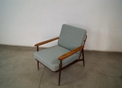 Sedia da salotto in metallo e legno Baumritter, stile metà del secolo scorso