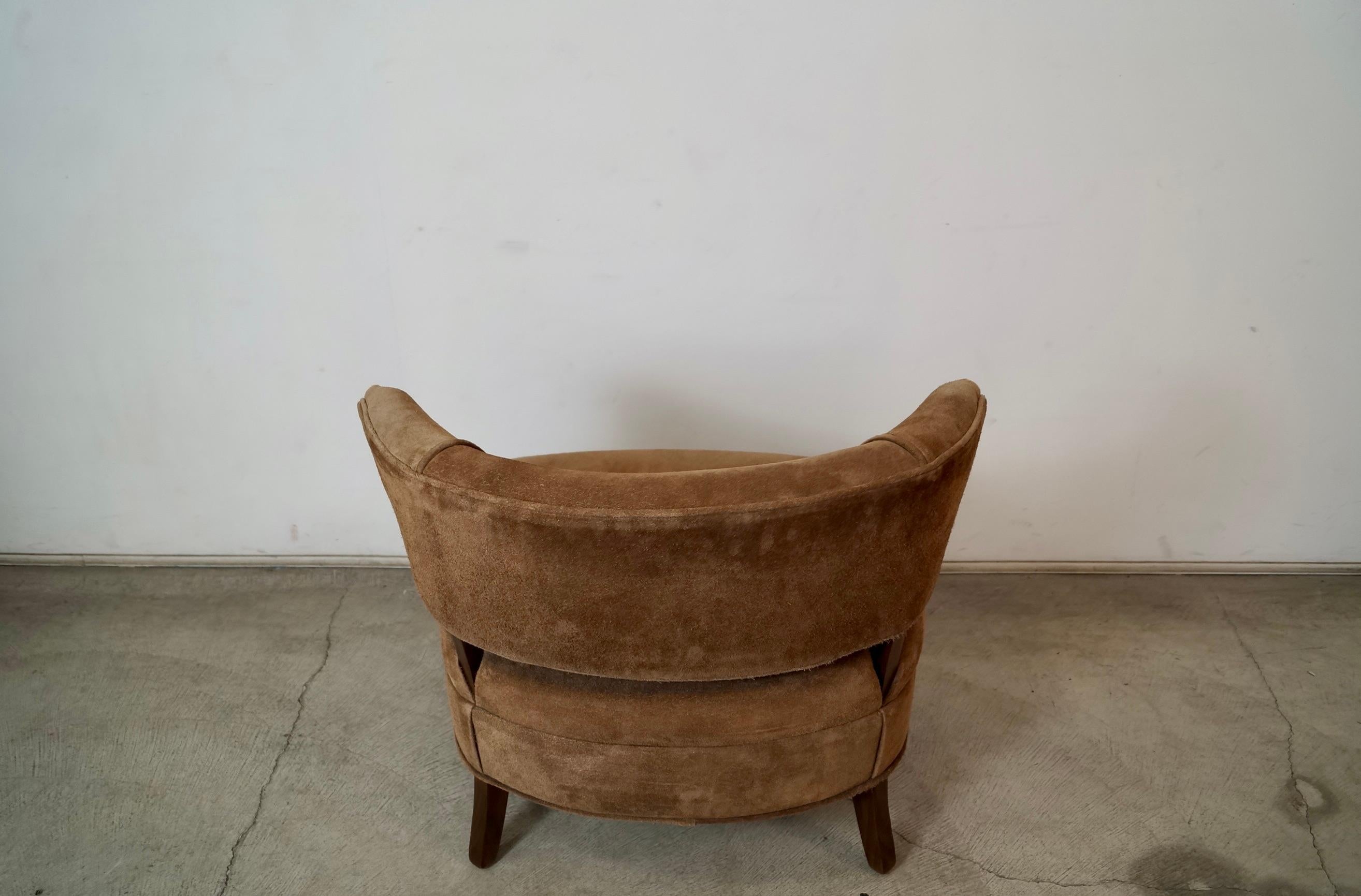 Sedia da salotto Billy Haines Slipper, stile Mid-Century Modern del 1950 in vendita 4