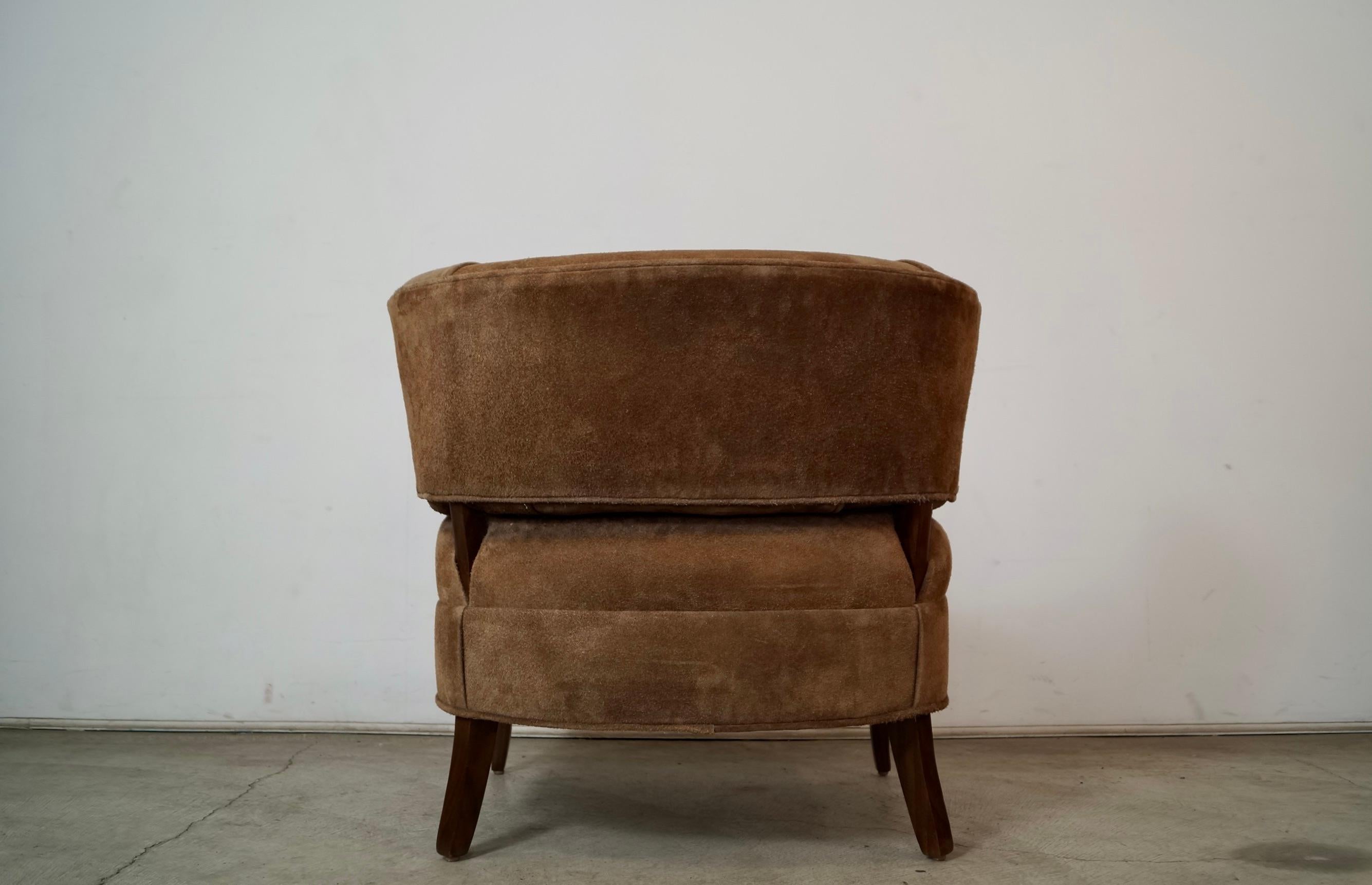 Sedia da salotto Billy Haines Slipper, stile Mid-Century Modern del 1950 in vendita 5