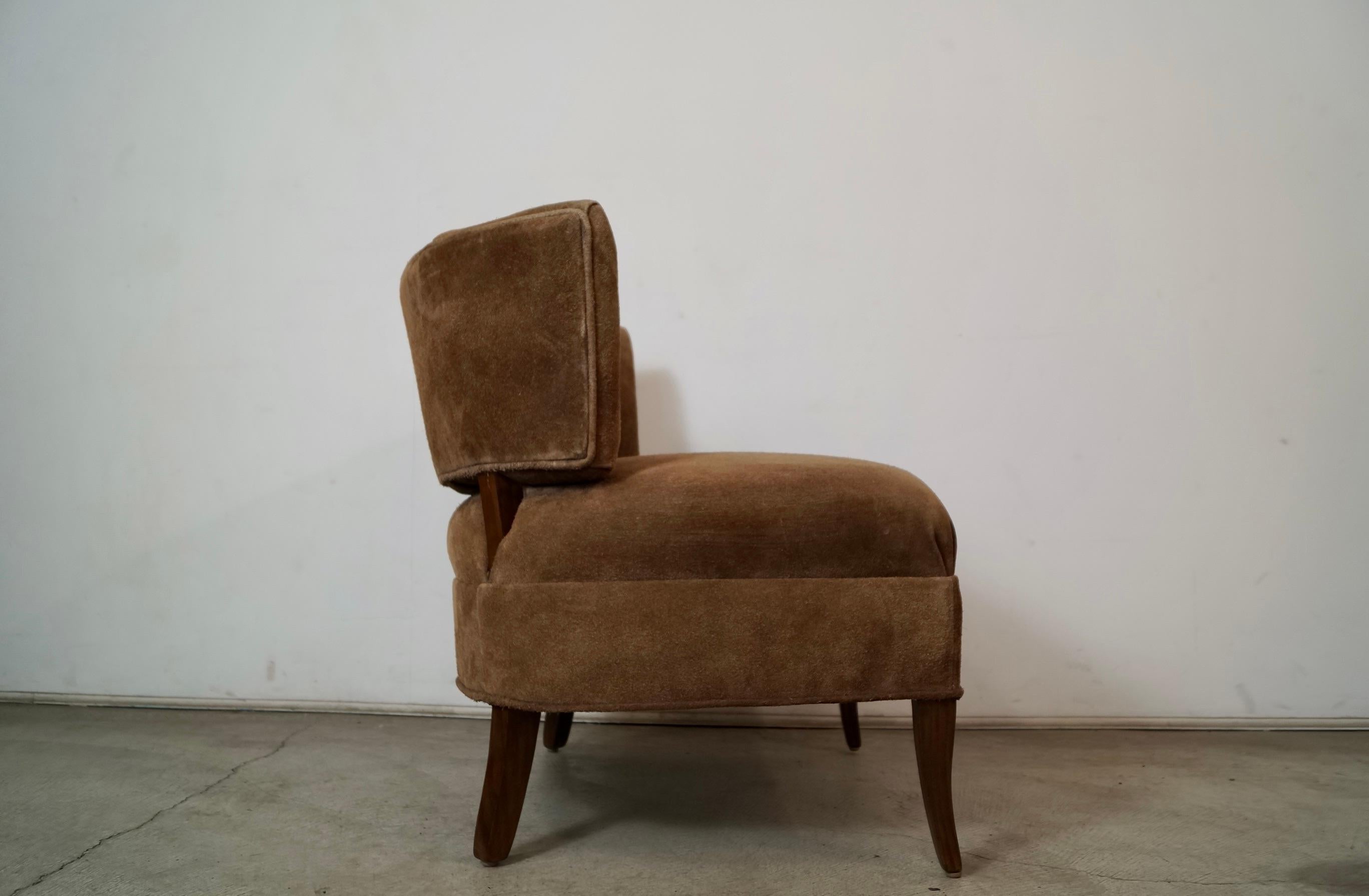 Sedia da salotto Billy Haines Slipper, stile Mid-Century Modern del 1950 in vendita 10