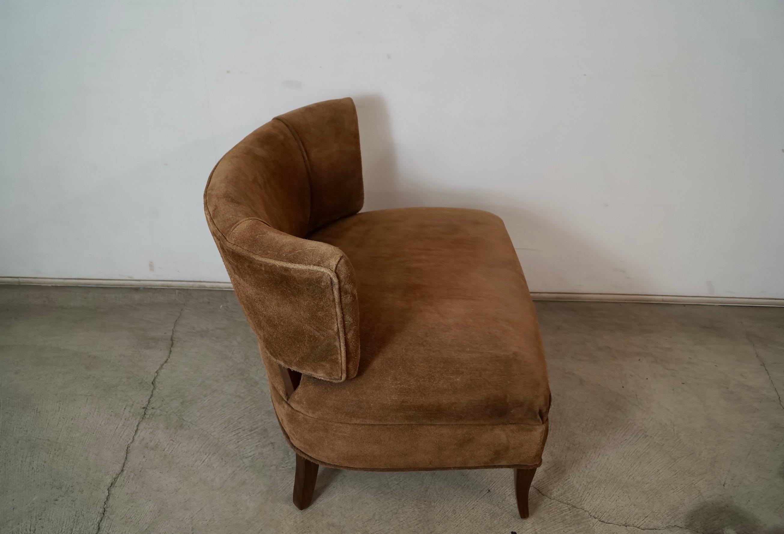 Sedia da salotto Billy Haines Slipper, stile Mid-Century Modern del 1950 in vendita 11