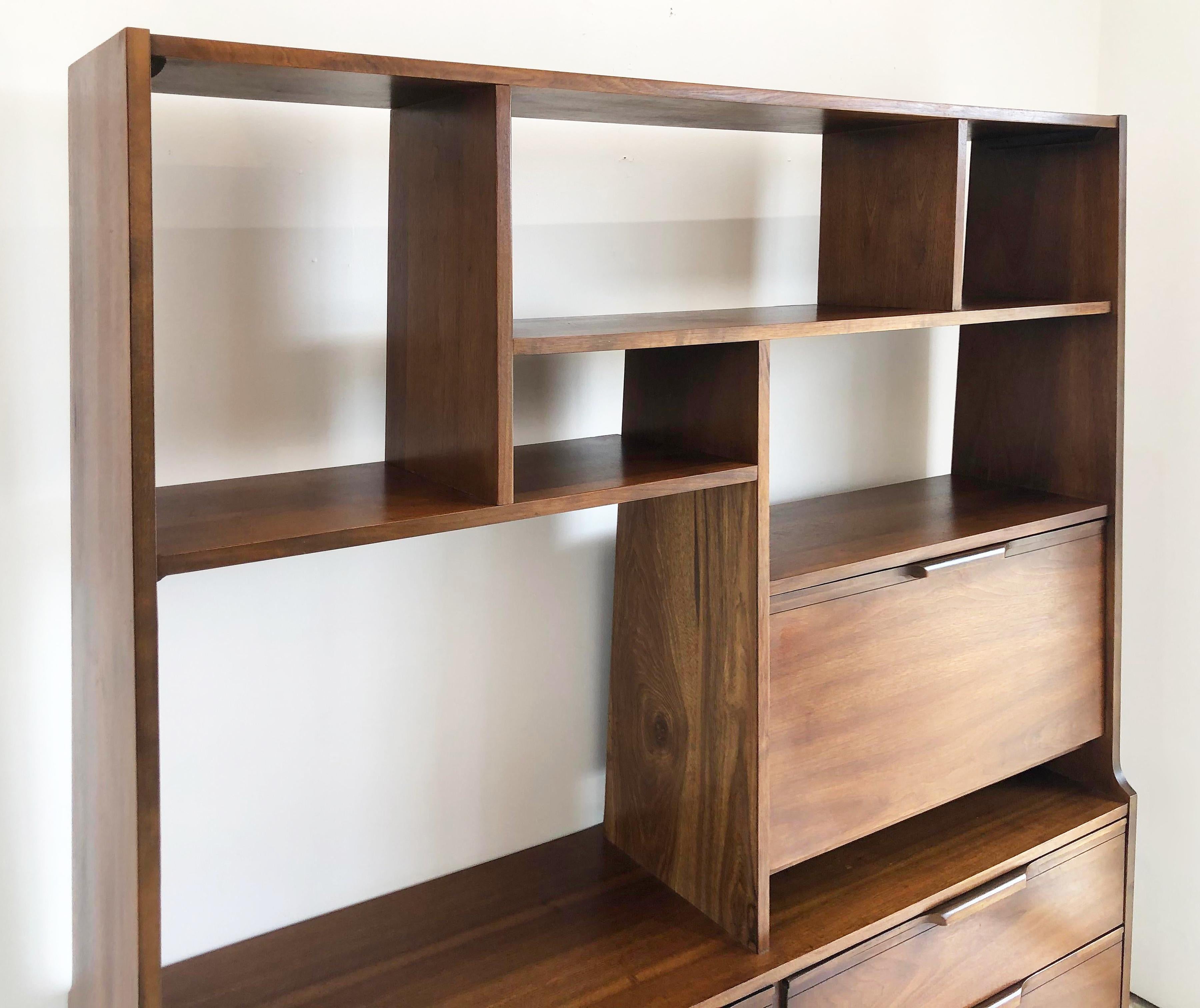 credenza with bookcase