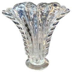 1950s Mid-Century Modern Bullicante Murano Glass Vase by Barovier