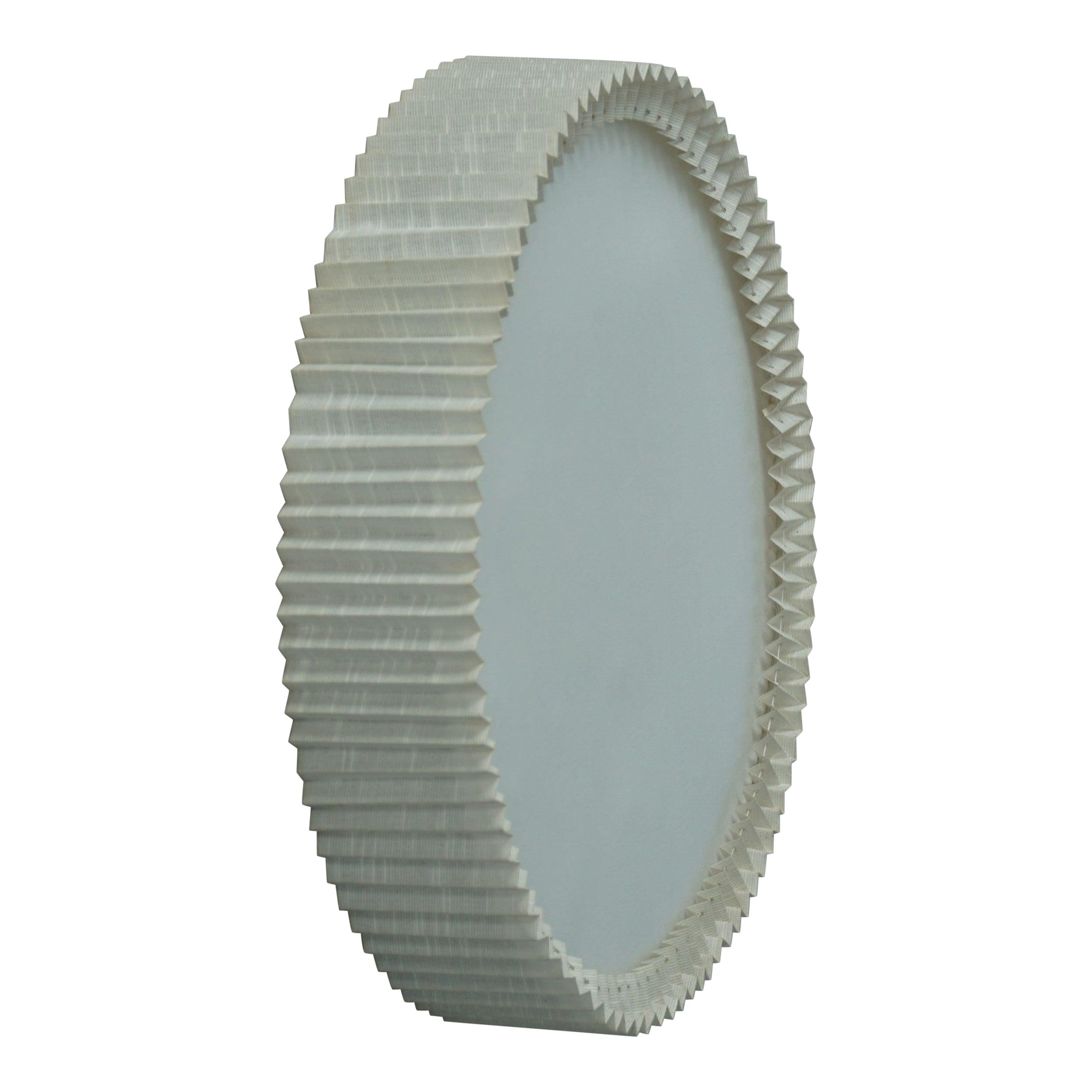 1950s Mid Century Modern Ceiling / Wall Sconce in Linen, Made in Sweden For Sale