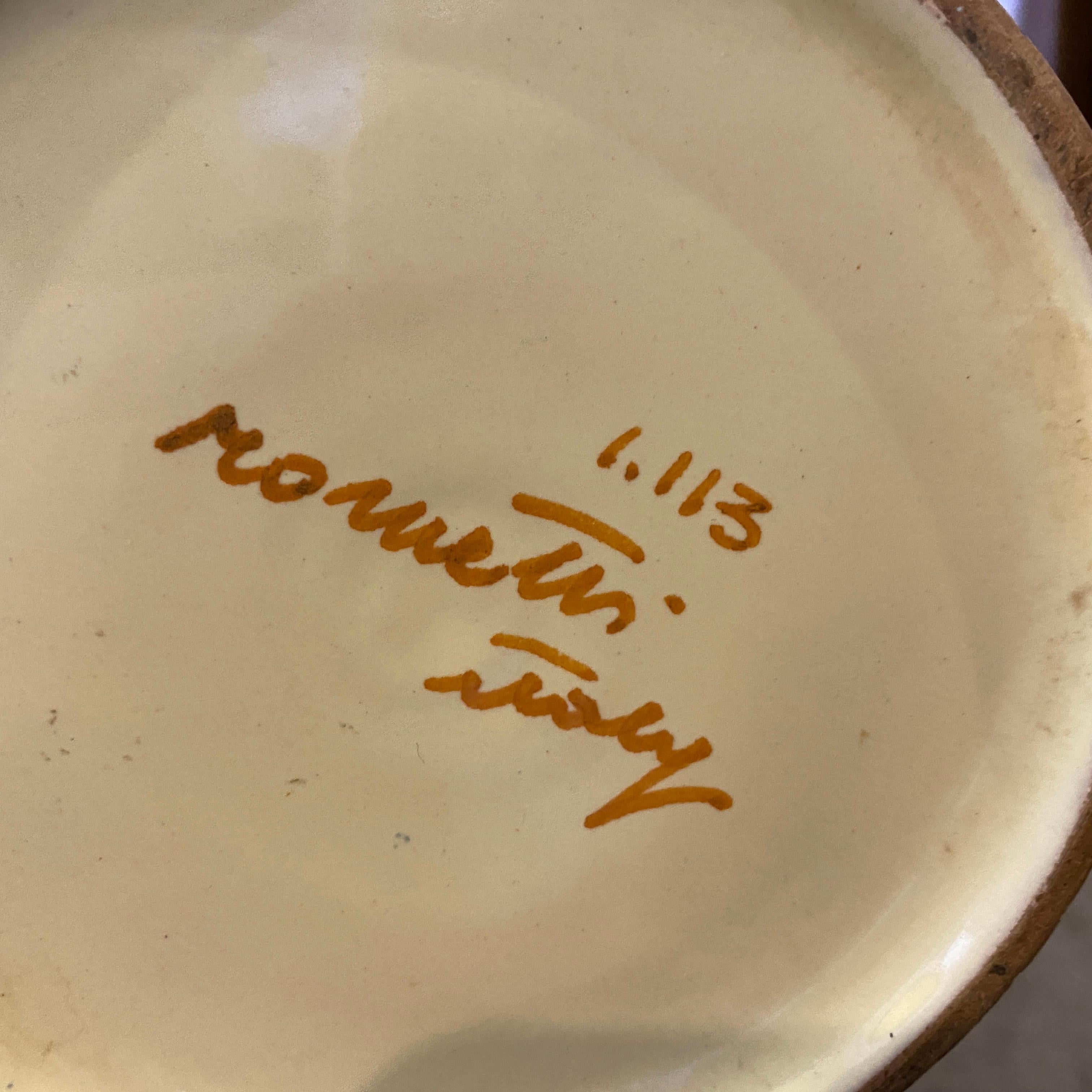 1950s Rometti Umbertide Mid-Century Modern Ceramic Italian Vase For Sale 1