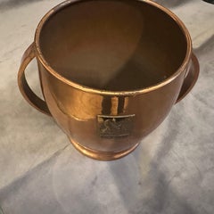 1950s Mid-Century Modern Copper Italian wine Cooler by Cinzano