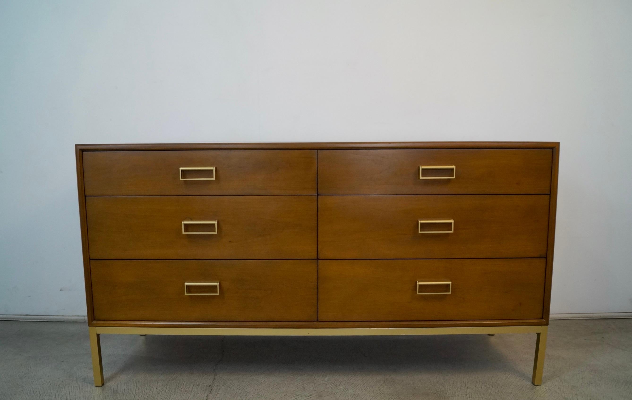 Vintage Mid-century Modern dresser for sale. It was designed by Kipp Stewart for Drexel in 1959, and is part of the 